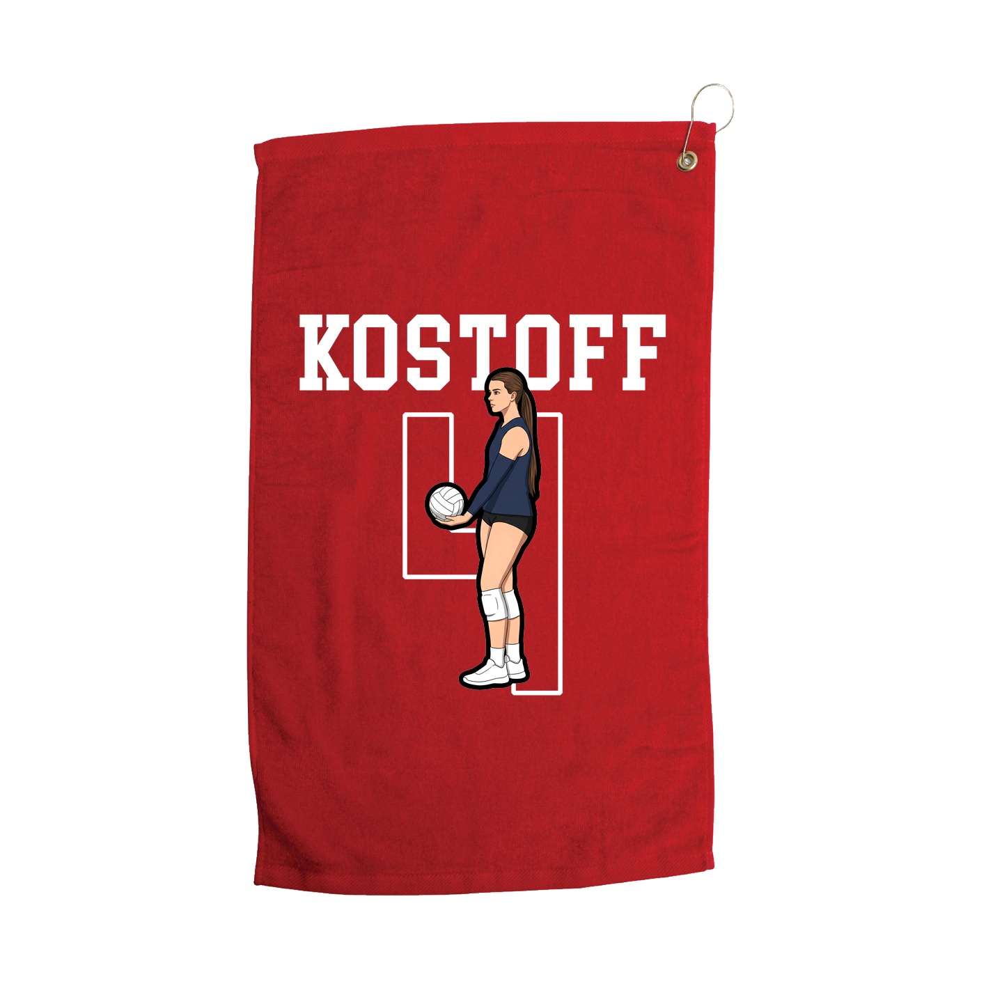 Golf Towel — Shirsey in Red