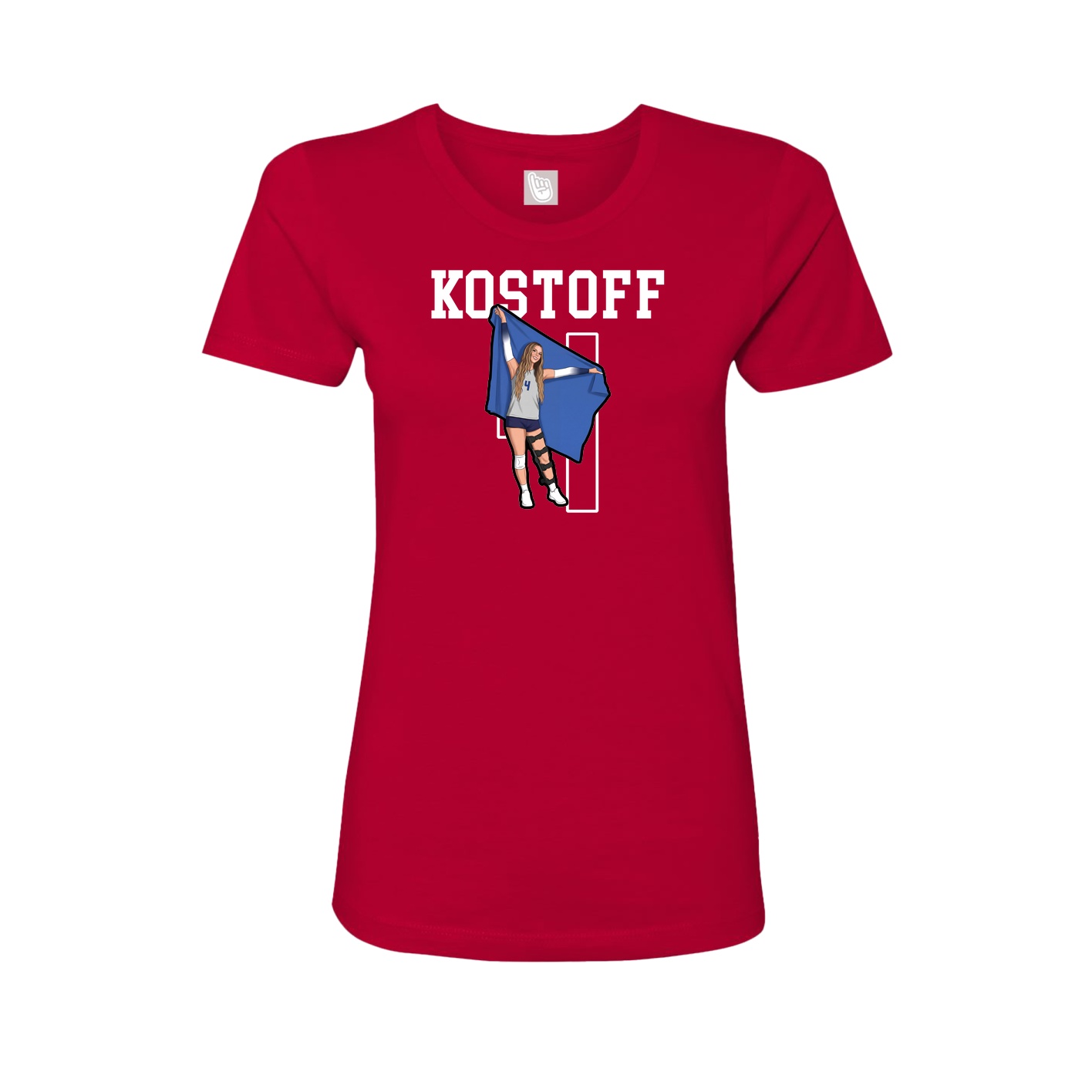 Fitted Women's Tee — Shirsey in Red