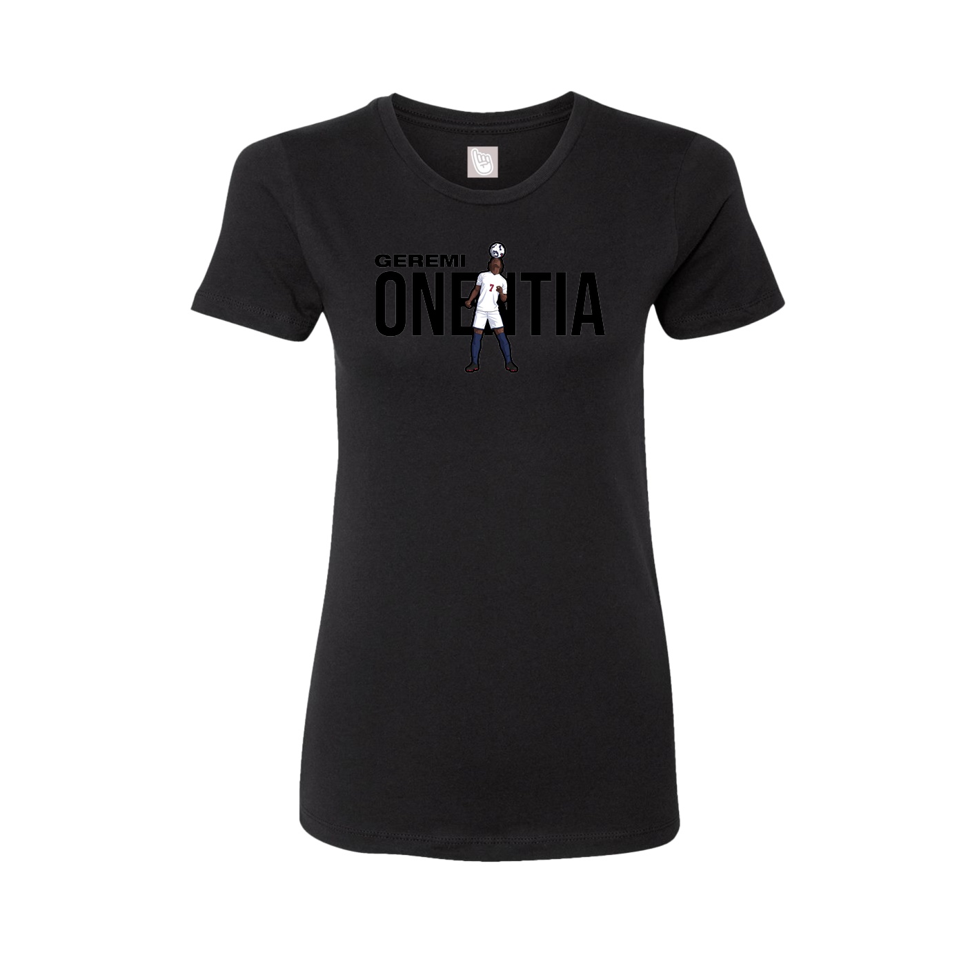 Womens Tee — Player Name in Black