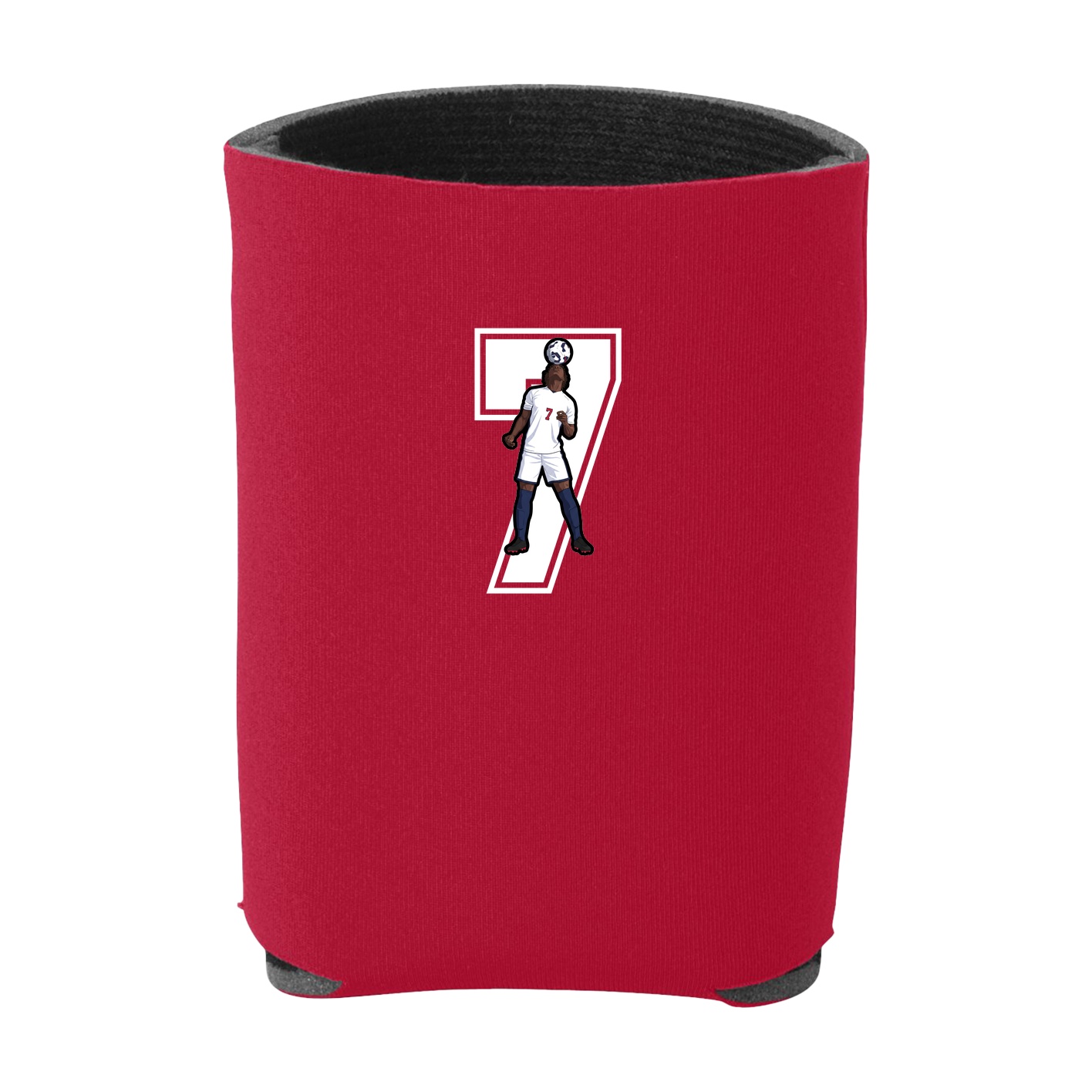 Can Holder — Number in Red