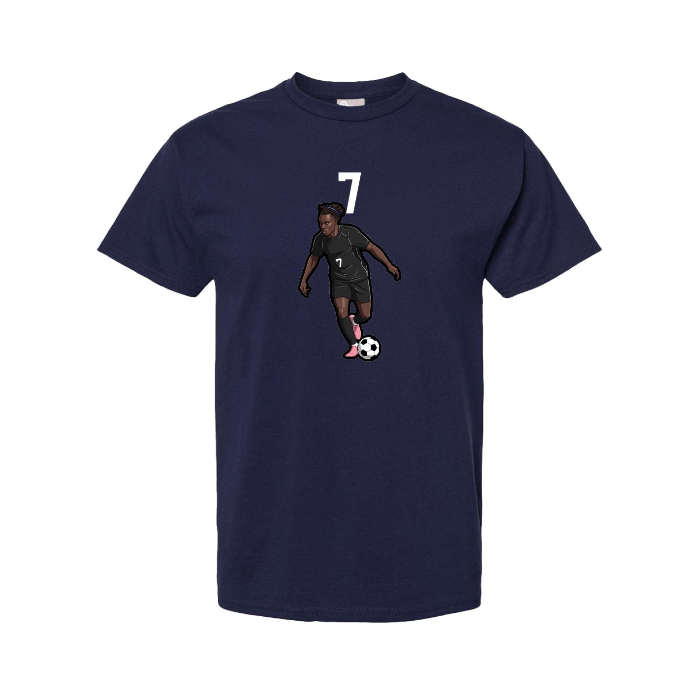 Tee — Number Top in Navy
