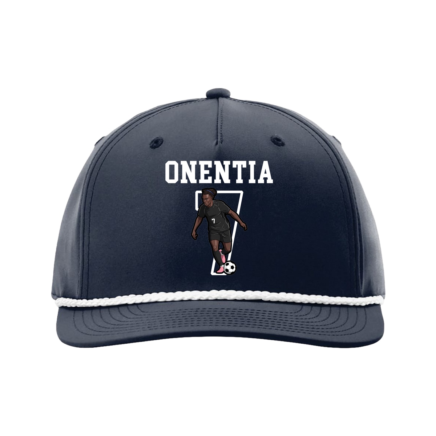 Five-Panel Classic Rope Cap — Shirsey in Navy