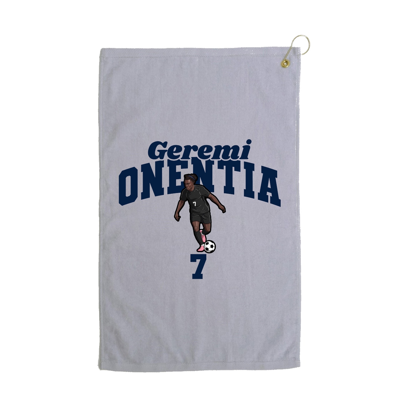Golf Towel — Signature Arch in Grey