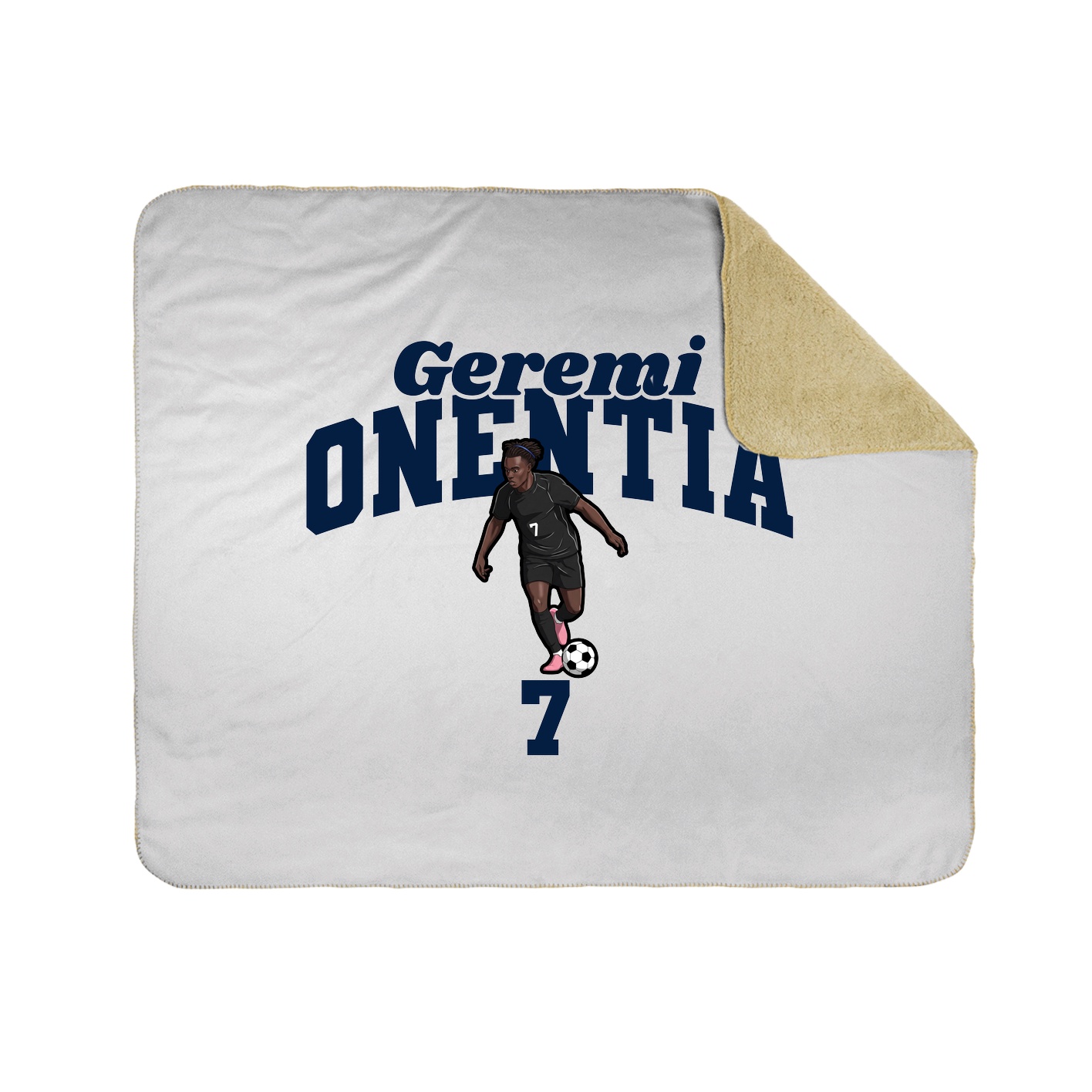 Throw Blanket — Signature Arch in White