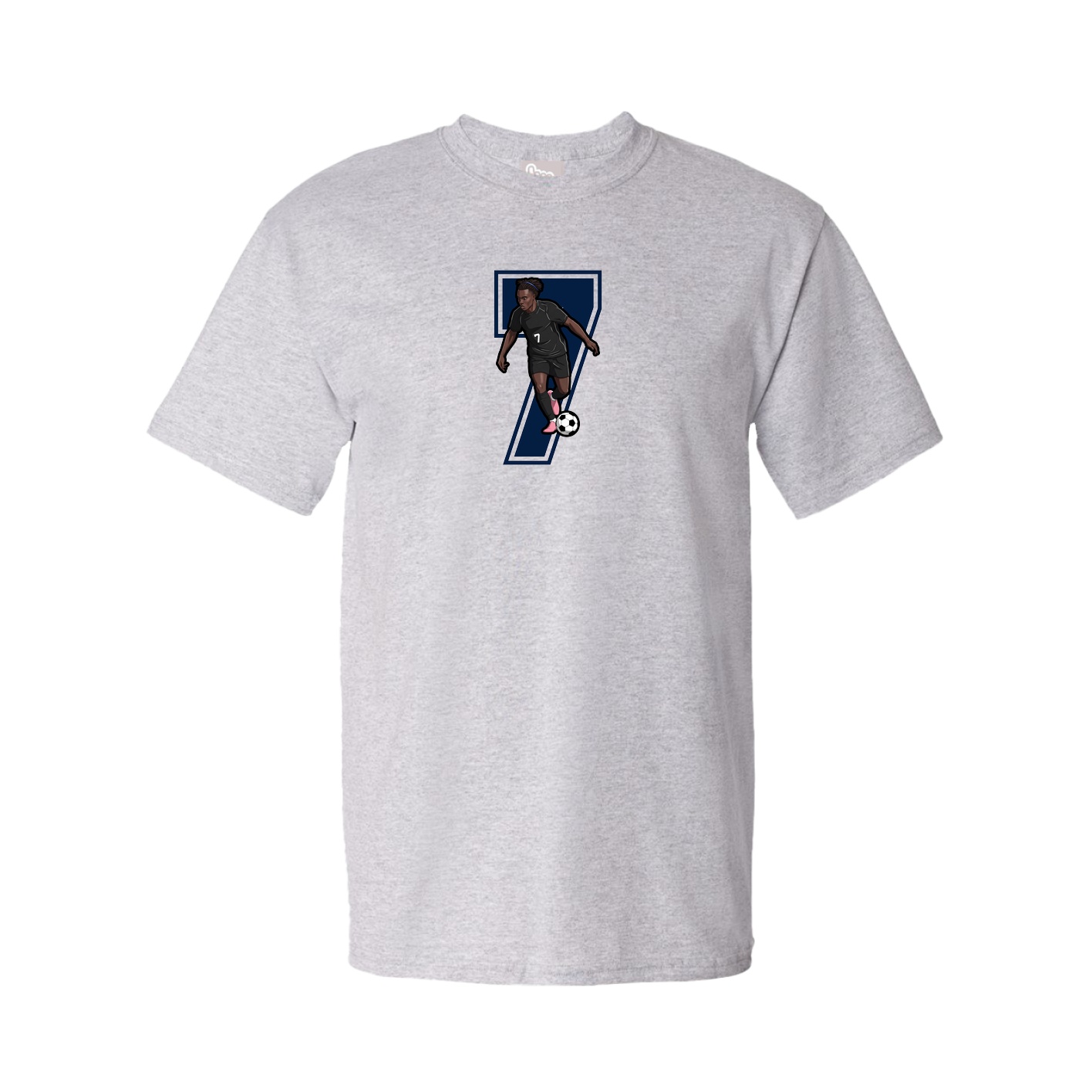 Youth Tee — Number in Grey