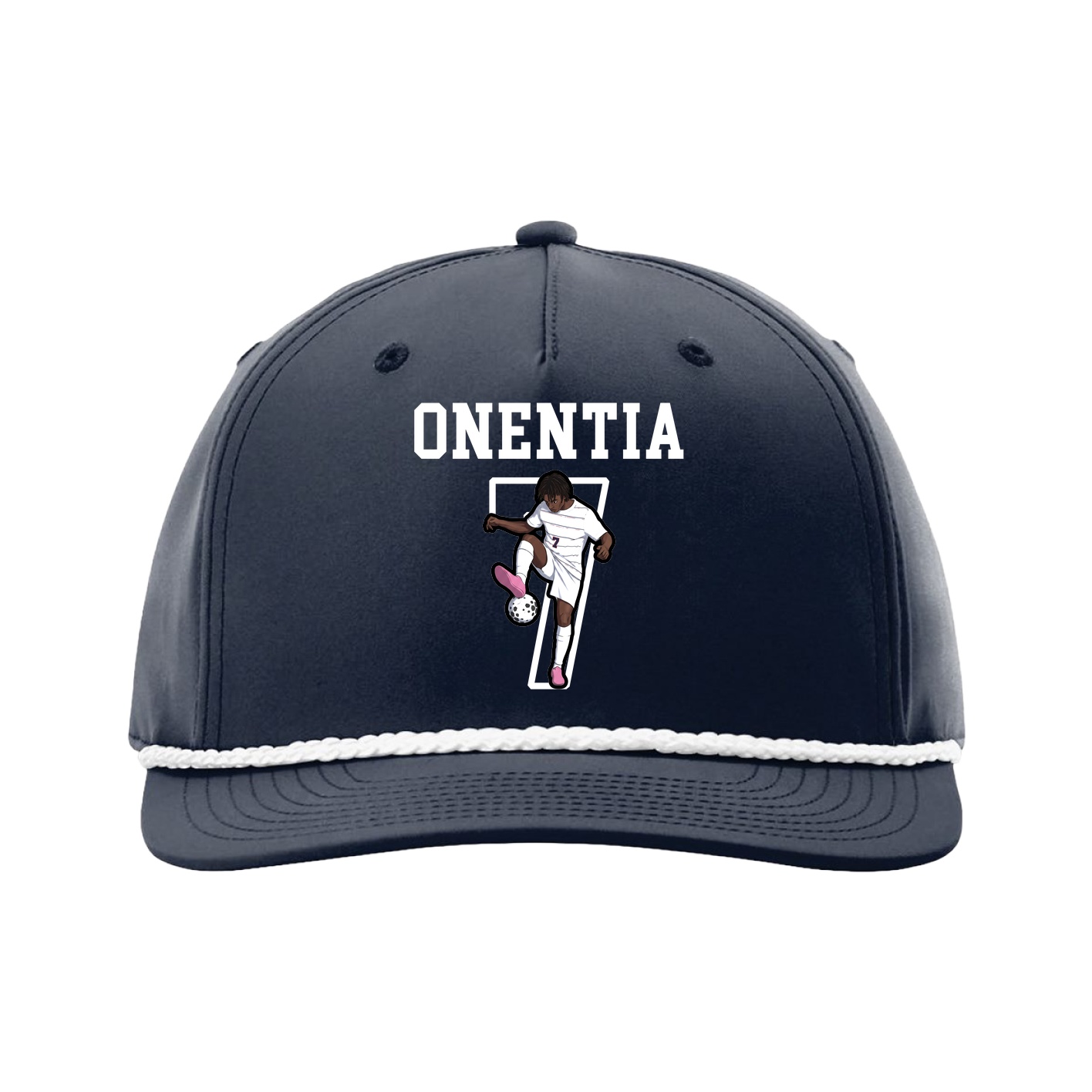 Five-Panel Classic Rope Cap — Shirsey in Navy