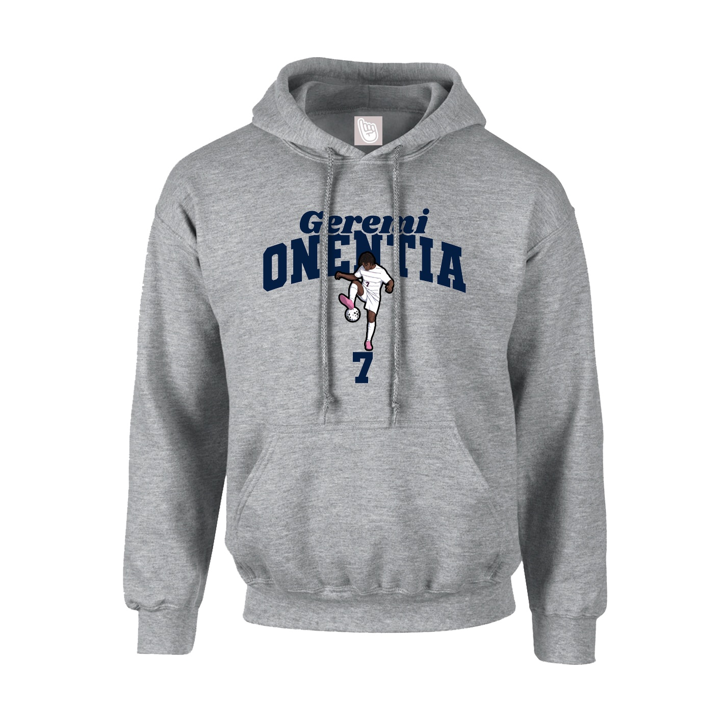Hoodie — Signature Arch in Grey