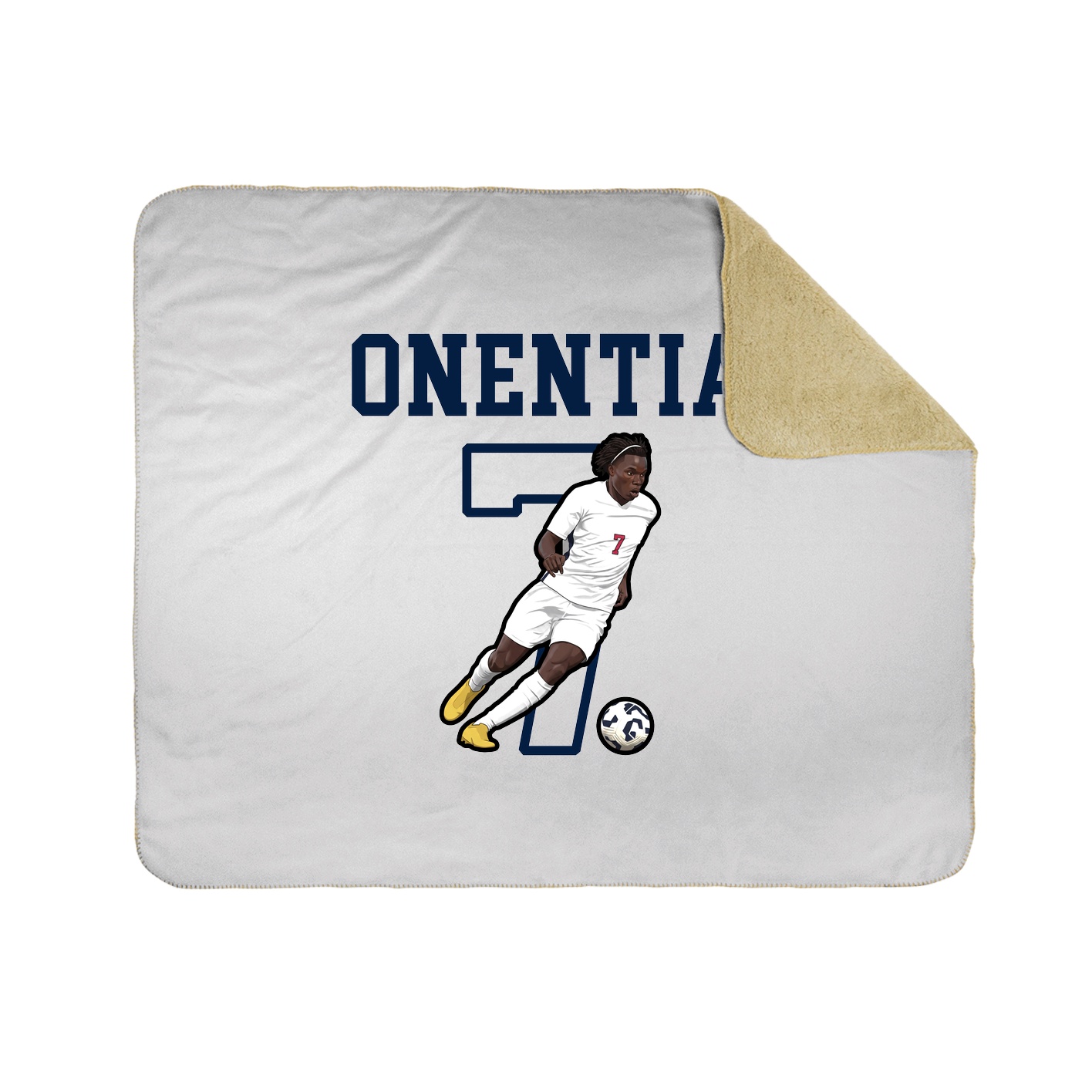 Throw Blanket — Shirsey in White