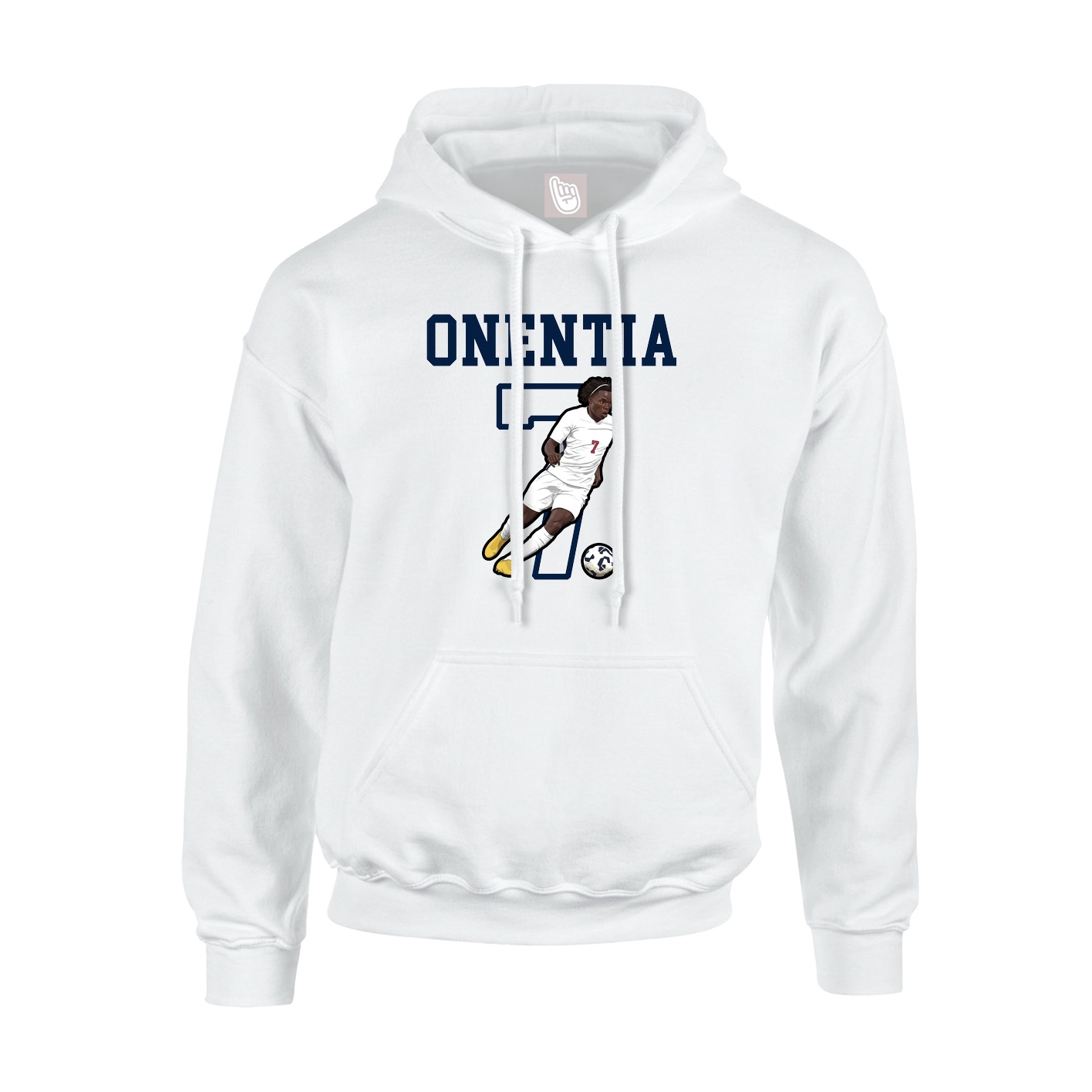 Hoodie — Shirsey in White