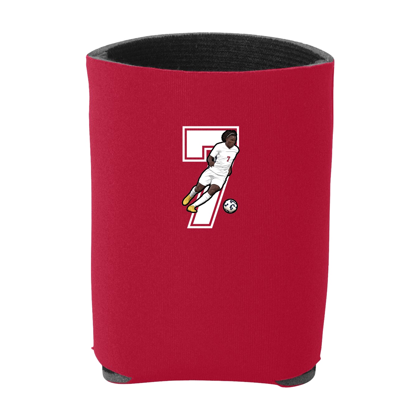 Can Holder — Number in Red