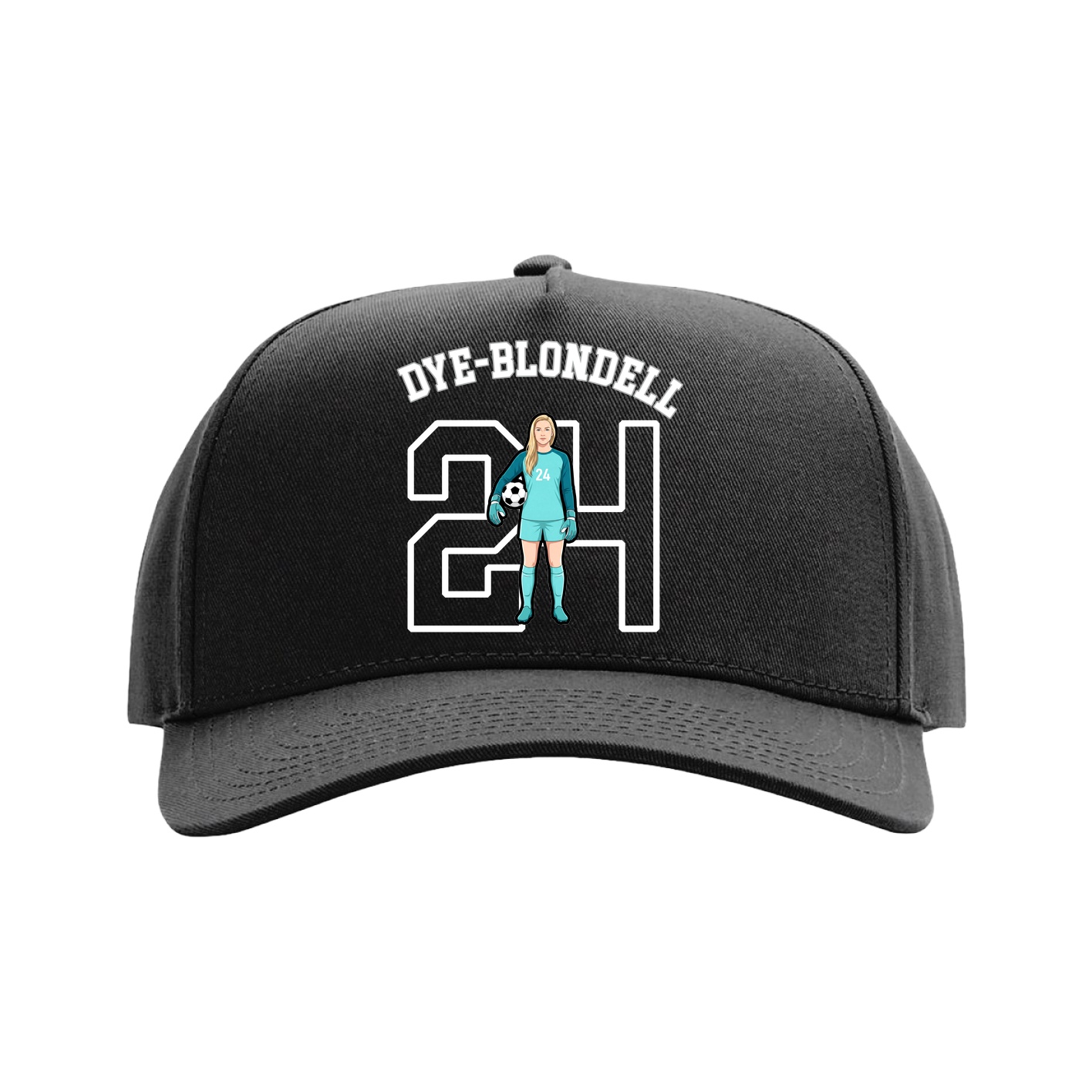 Full Fabric Five-Panel Champ Cap