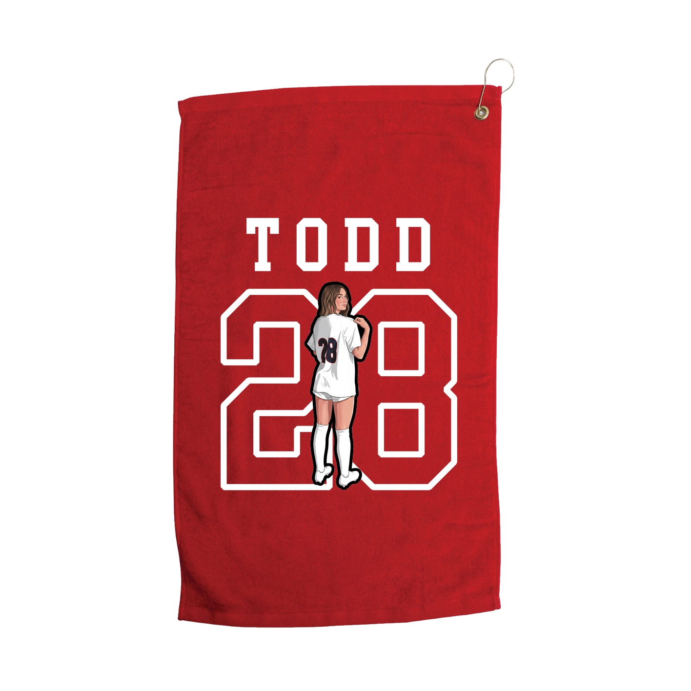 Golf Towel — Shirsey in Red
