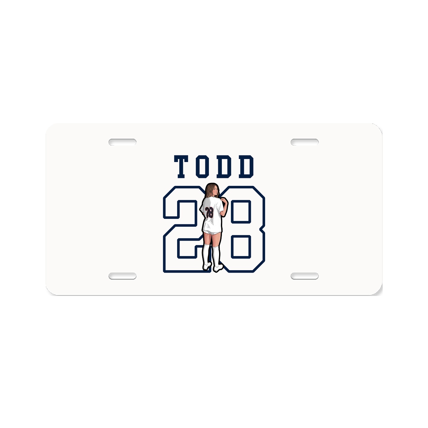 License Plate — Shirsey in Classic