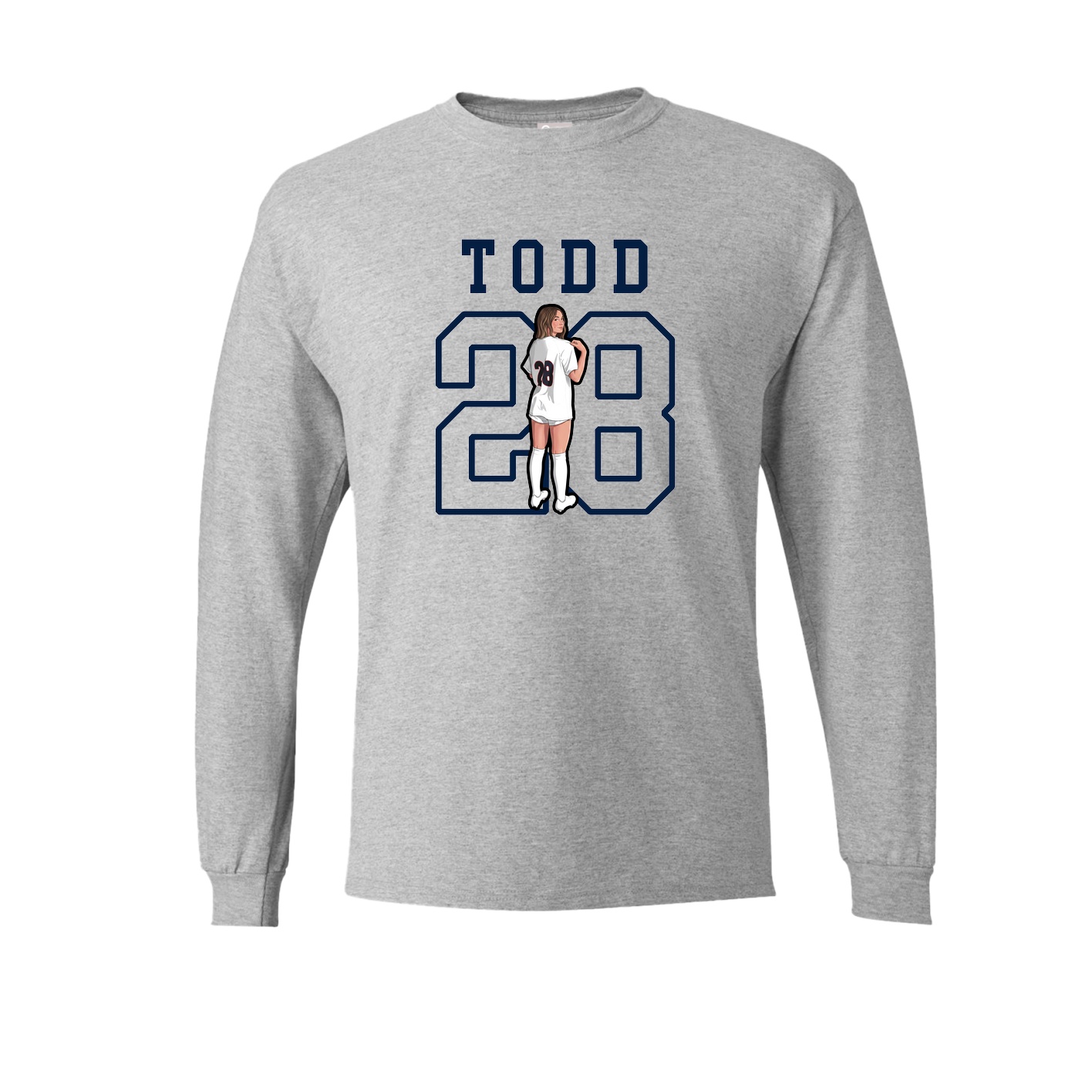 Long Sleeve Tee — Shirsey in Grey