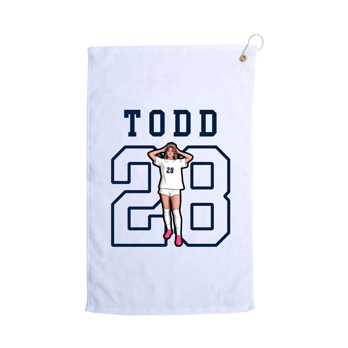Golf Towel — Shirsey in White