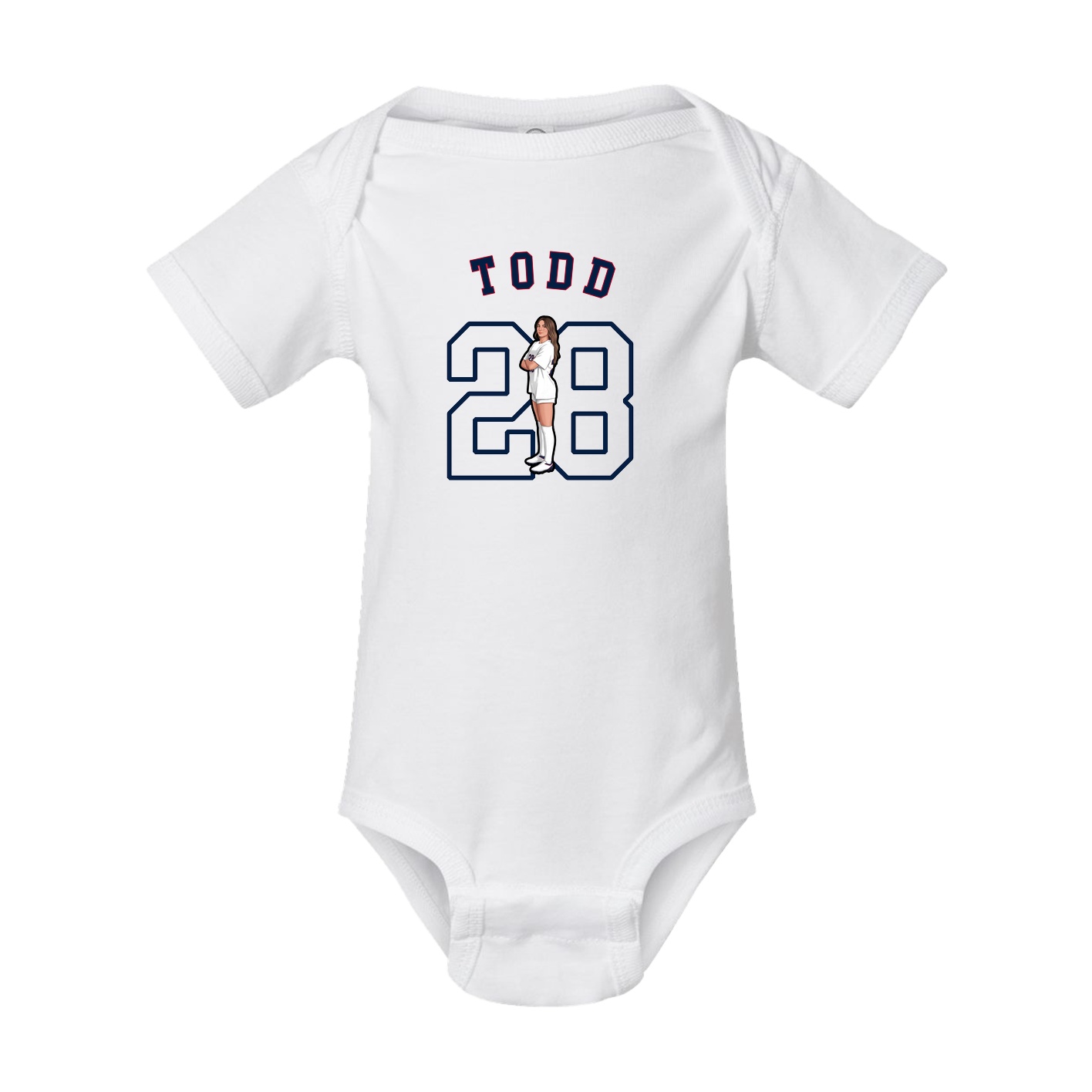 Baby Onesie — Shirsey Arch in White