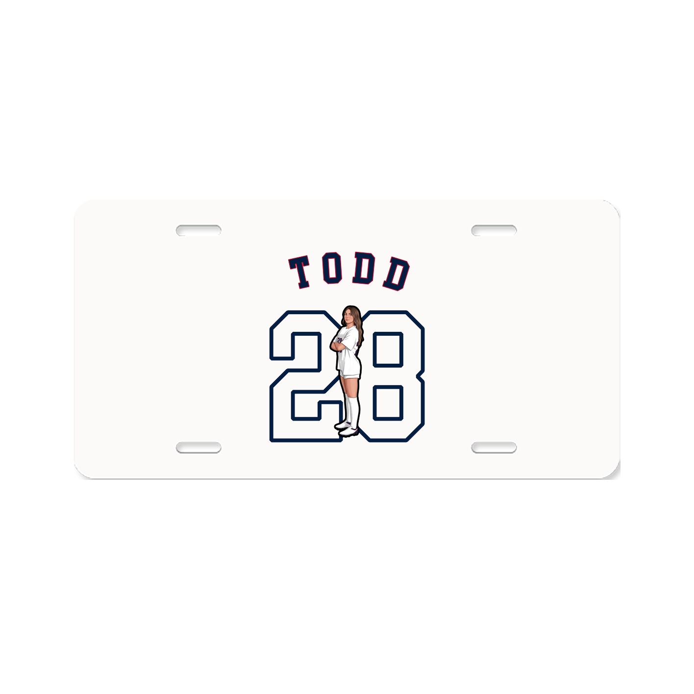 License Plate — Shirsey Arch in Classic