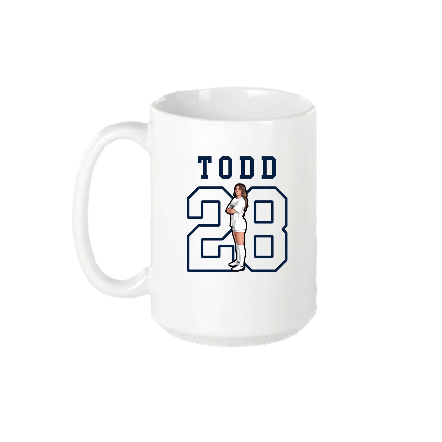 15oz Coffee Mug — Shirsey in White
