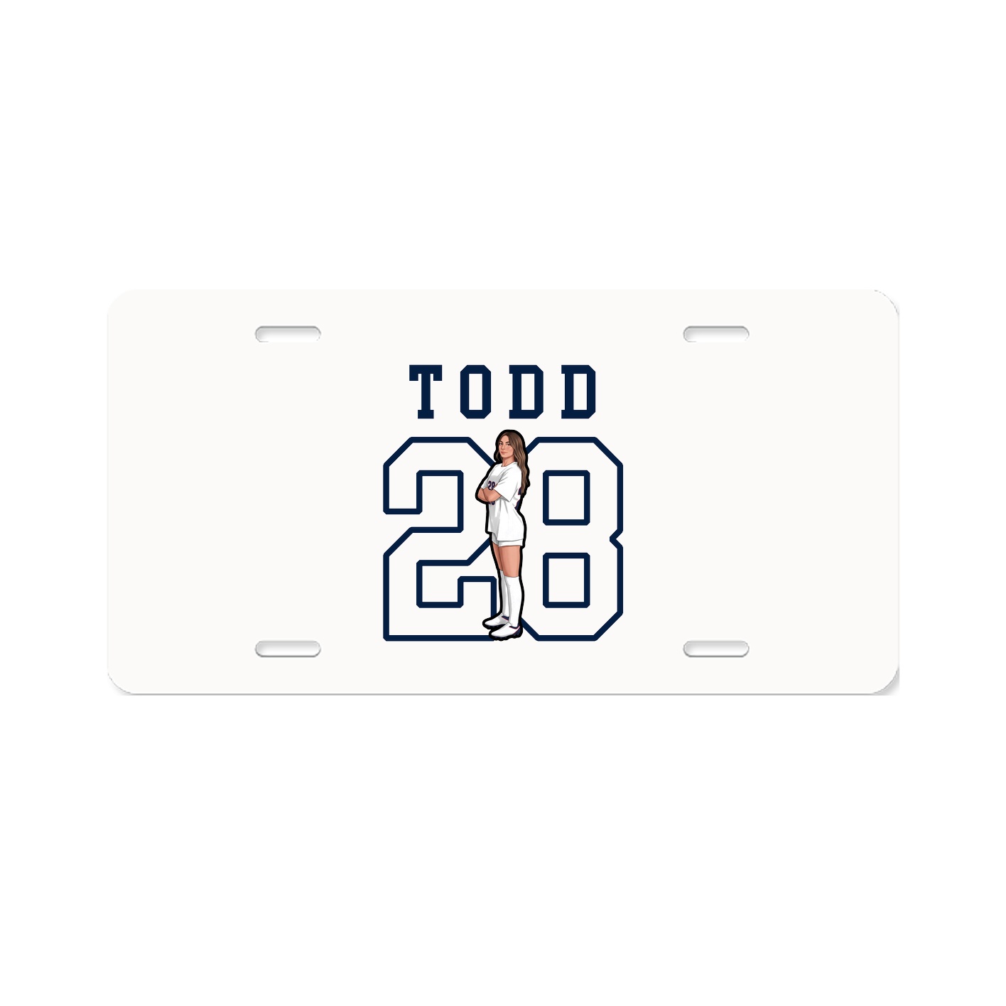 License Plate — Shirsey in Classic