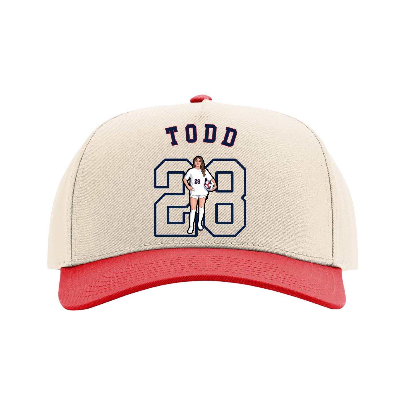 Full Fabric Five-Panel Champ Cap