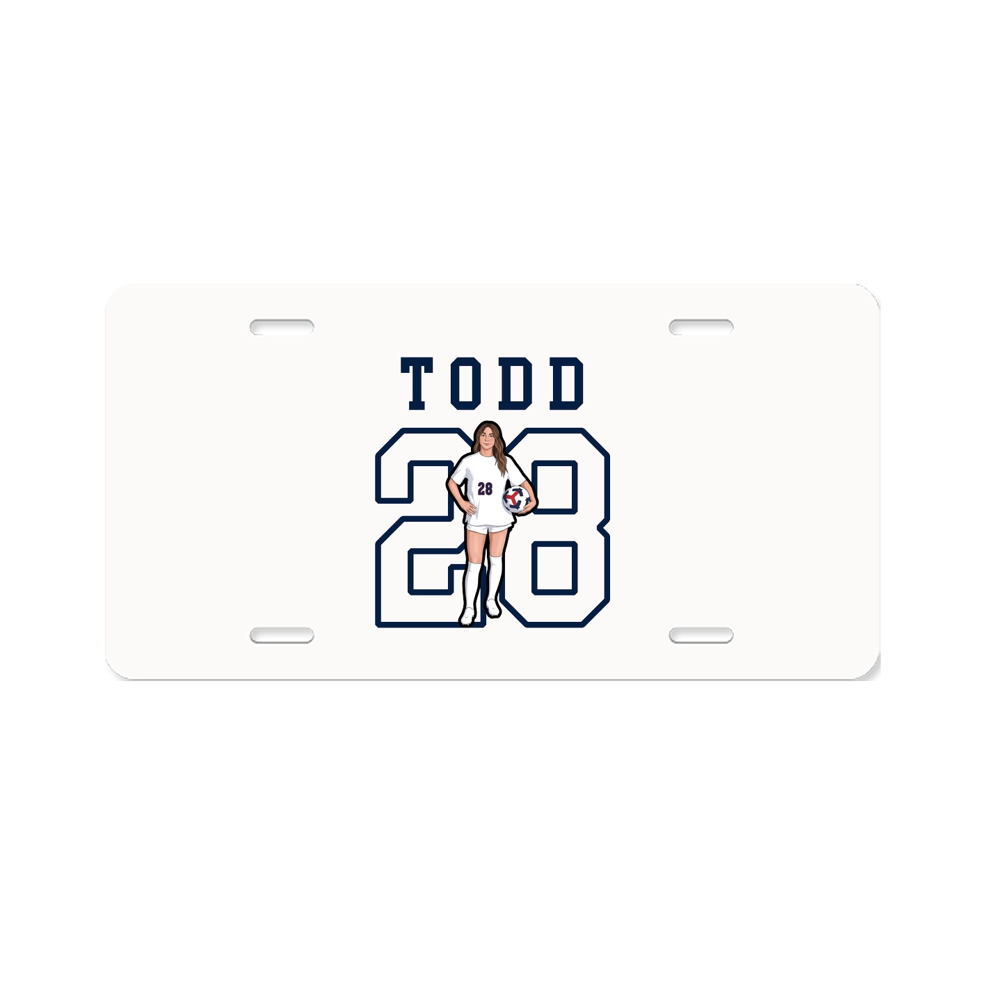 License Plate — Shirsey in Classic