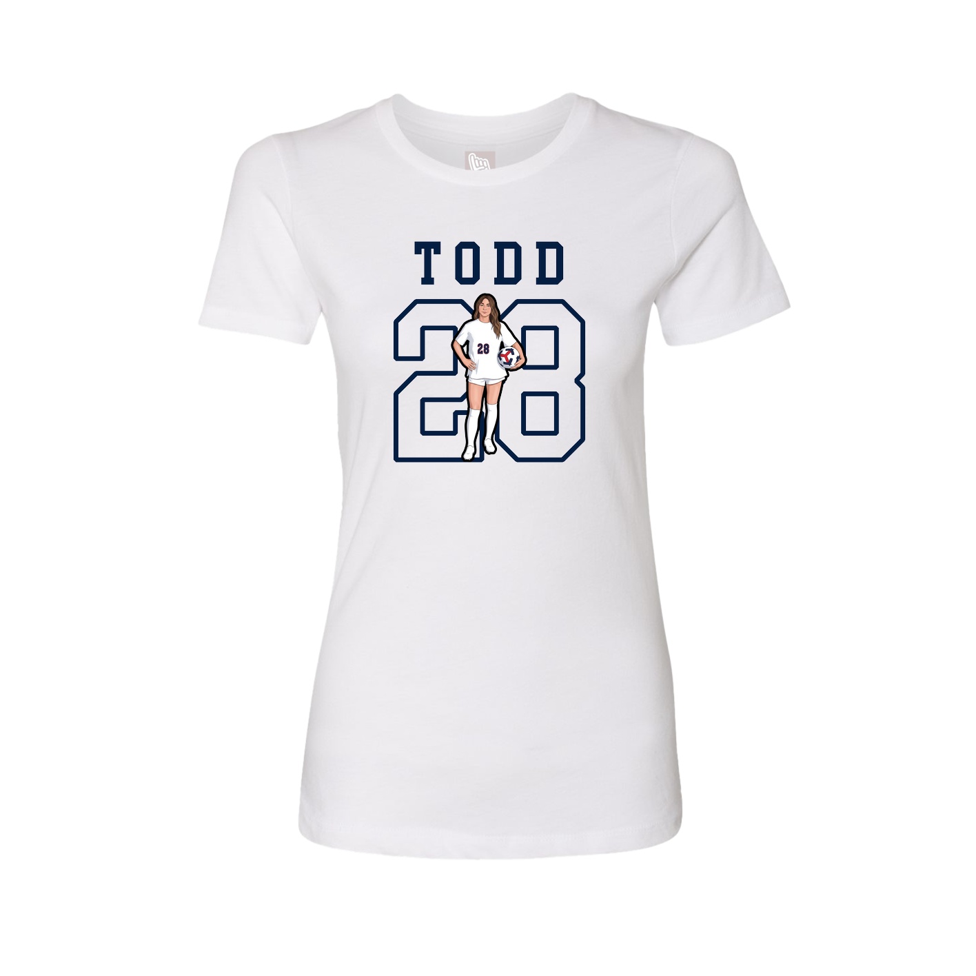 Fitted Women's Tee — Shirsey in White