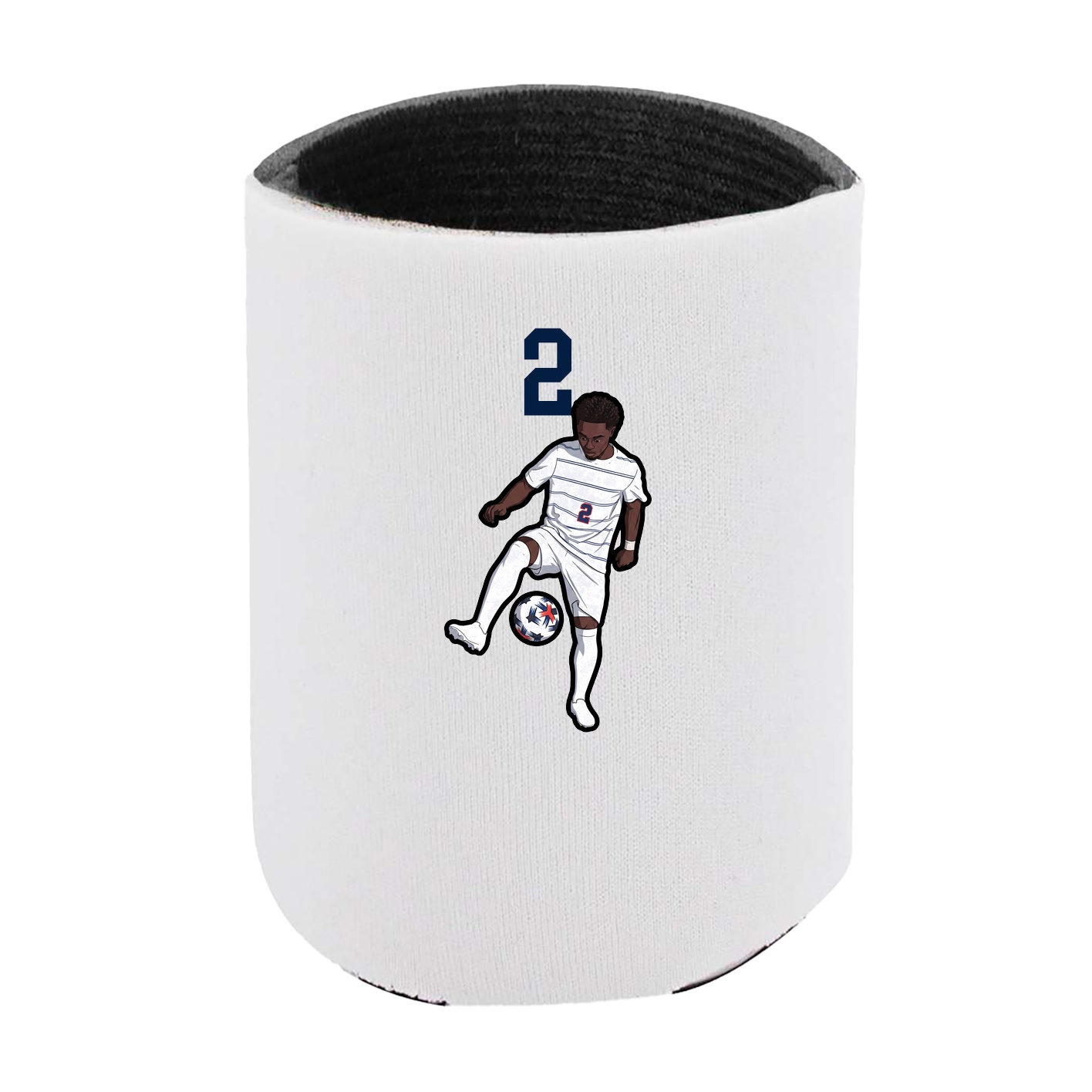 Can Holder — Number Top in White