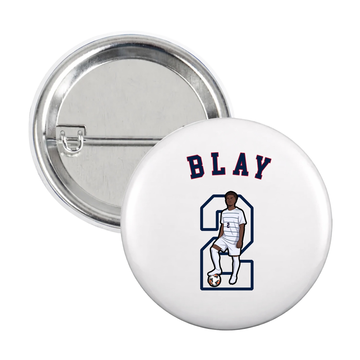Game Day Button — Shirsey Arch in White