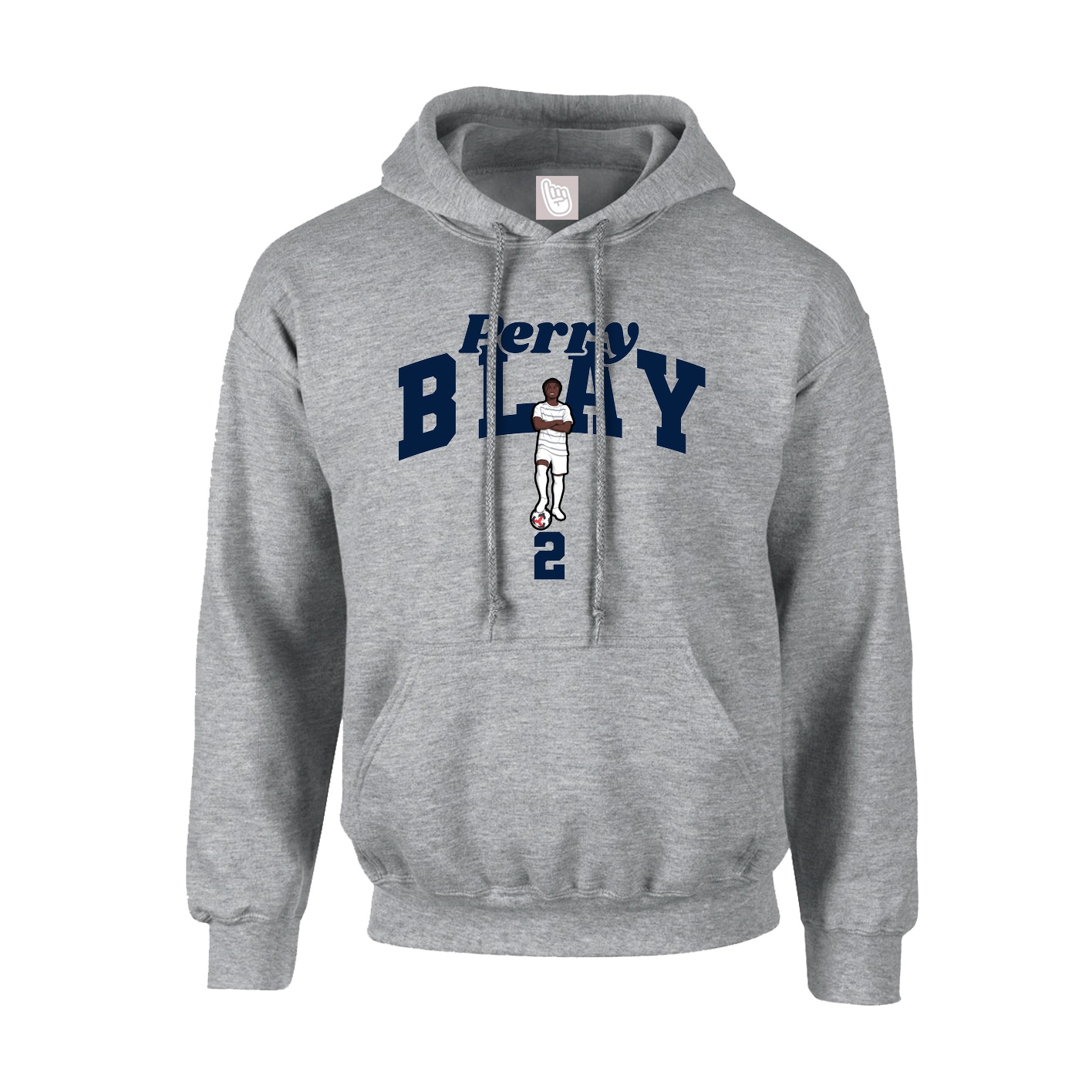 Hoodie — Signature Arch in Grey