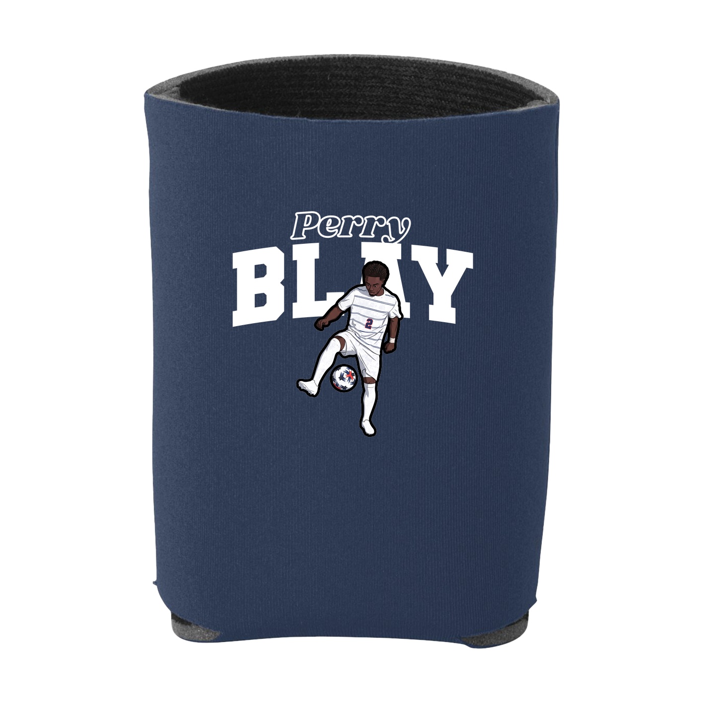 Can Holder — Name Arch in Navy