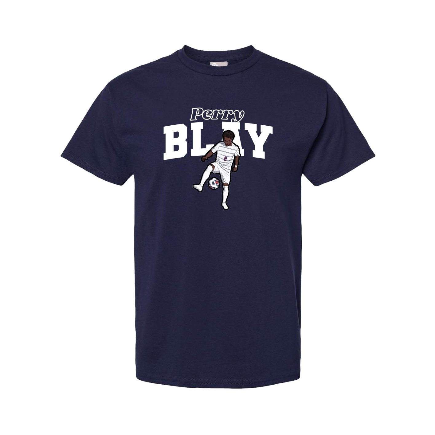 Tee — Name Arch in Navy