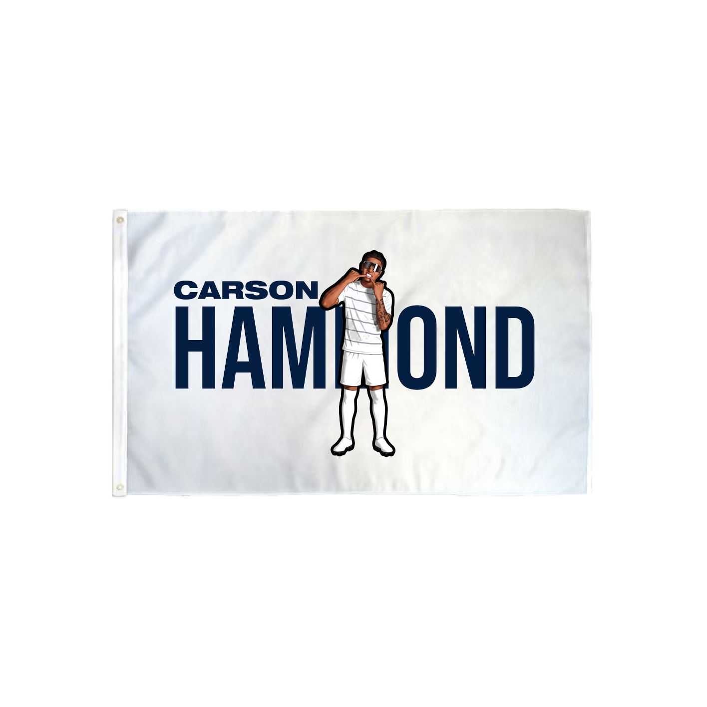 3x5 Flag — Player Name in Classic