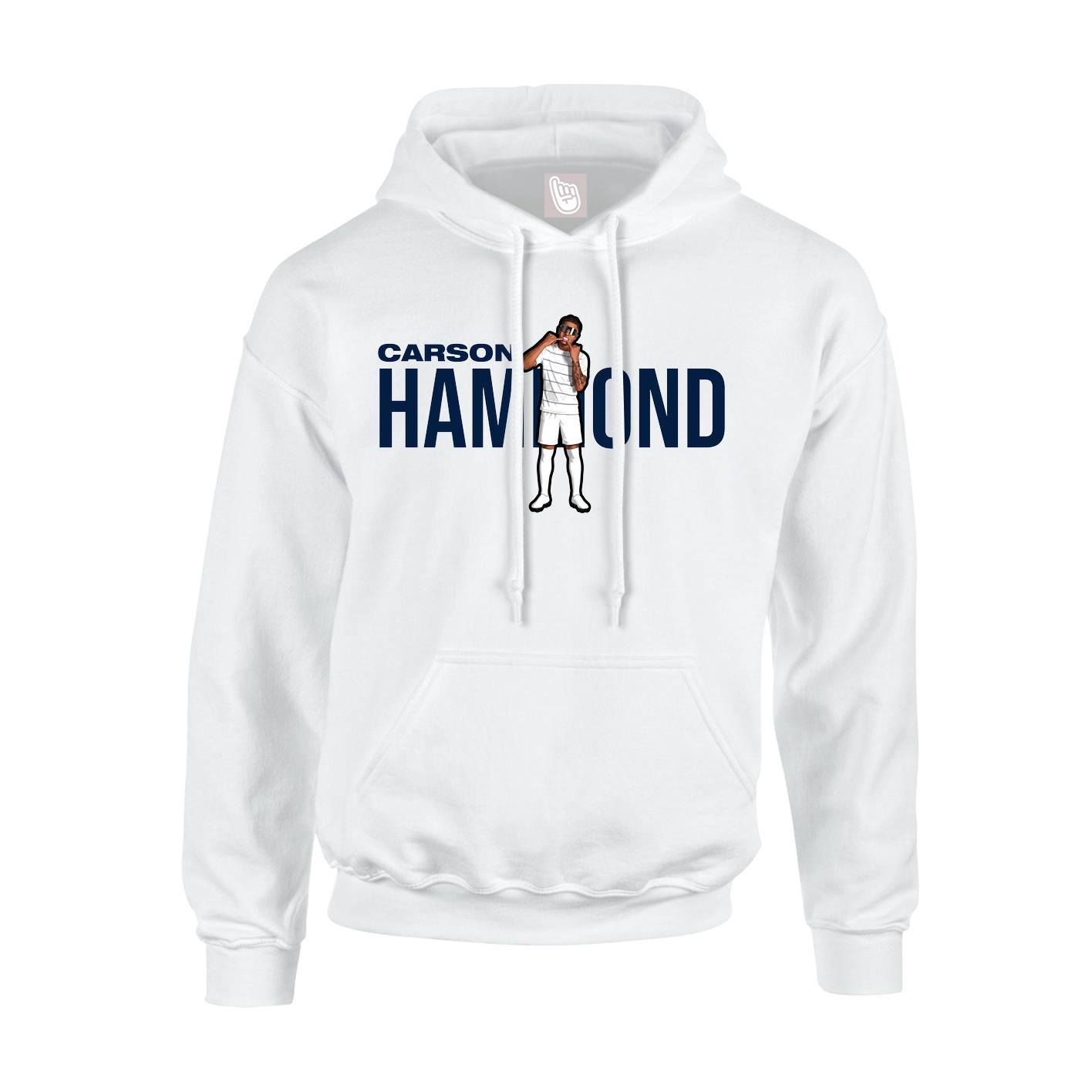 Hoodie — Player Name in White