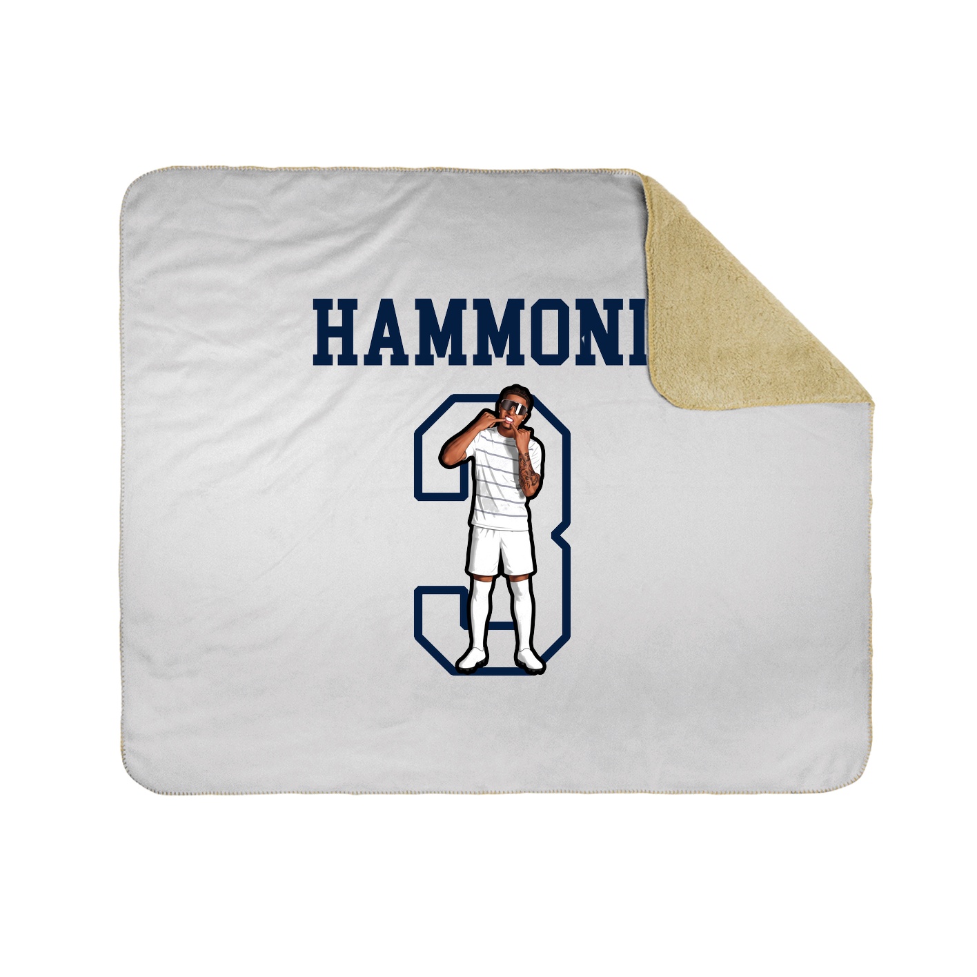 Throw Blanket — Shirsey in White