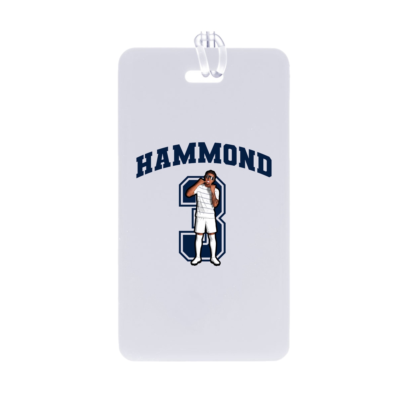 Bag Tag — Number in Classic