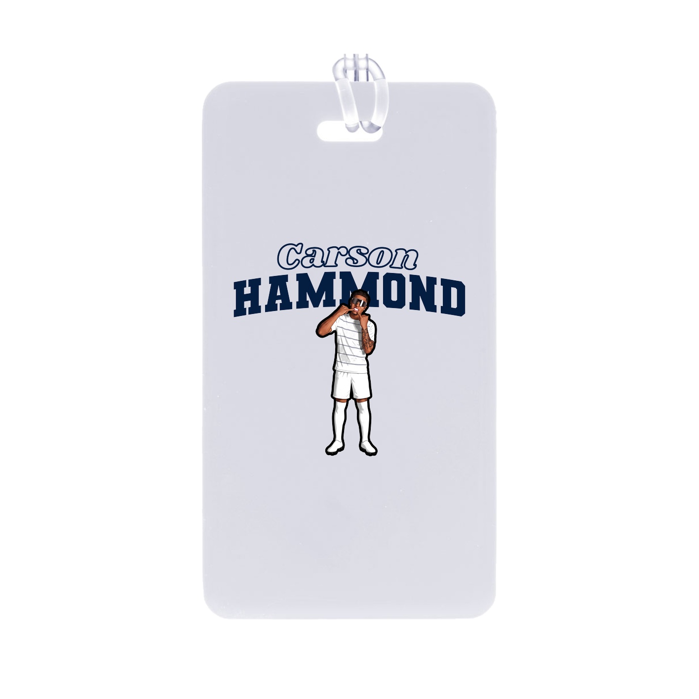 Bag Tag — Name Arch in Classic