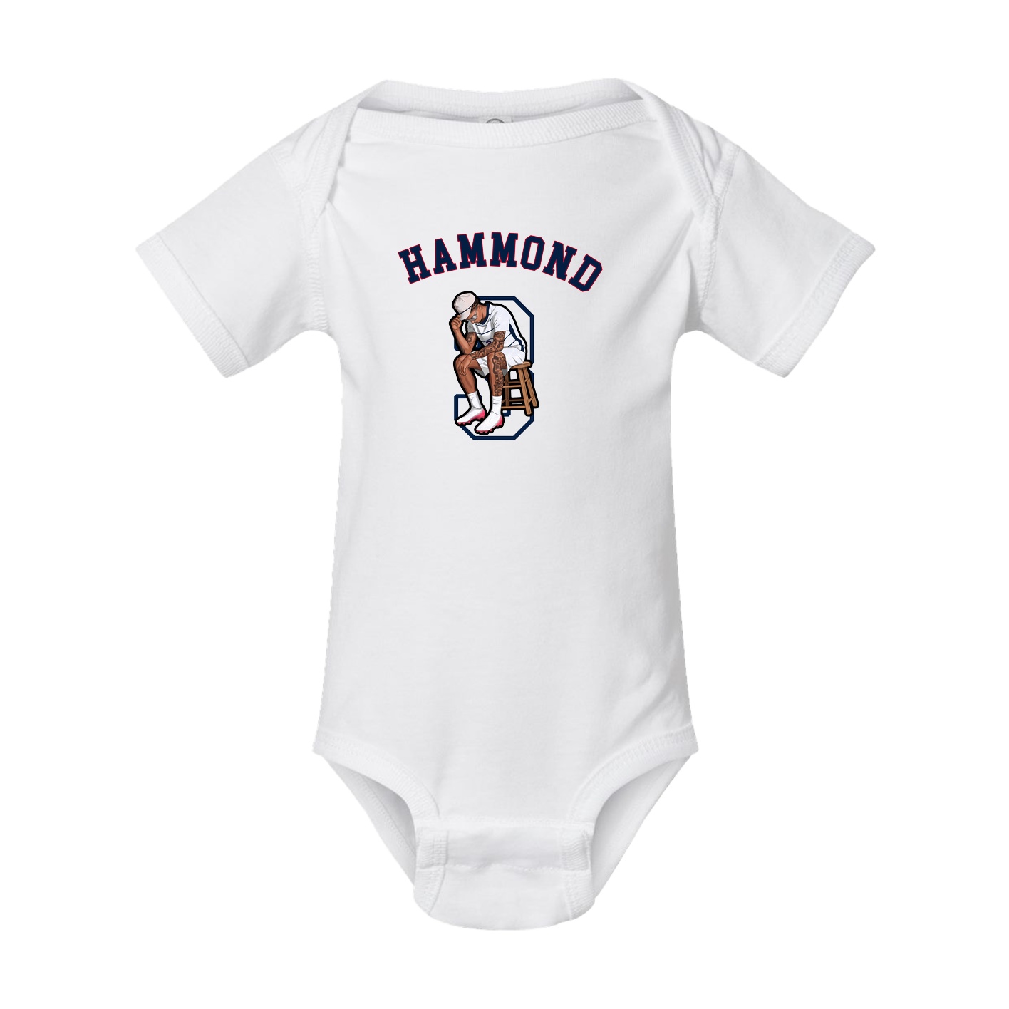 Baby Onesie — Shirsey Arch in White