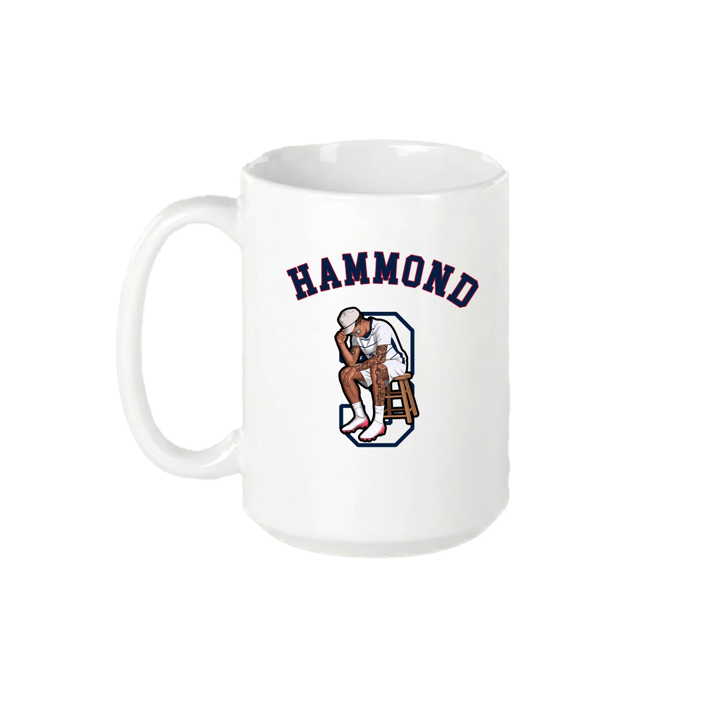 15oz Coffee Mug — Shirsey Arch in White