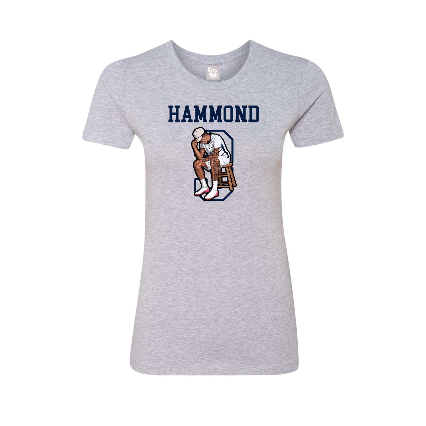 Fitted Women's Tee — Shirsey in Grey