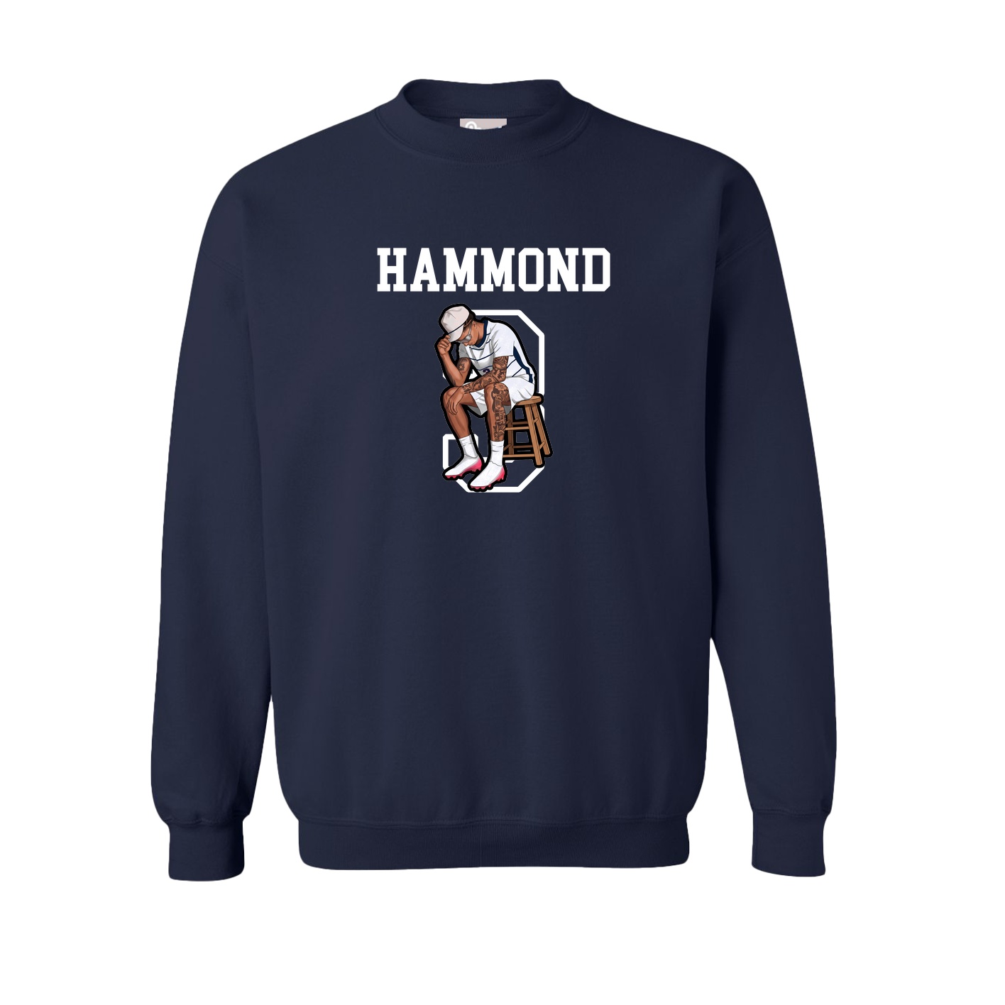 Fleece Crew — Shirsey in Navy