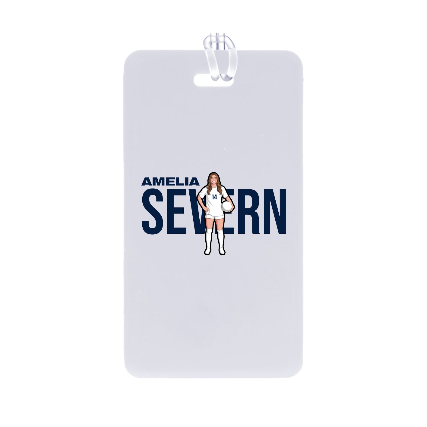 Bag Tag — Player Name in Classic