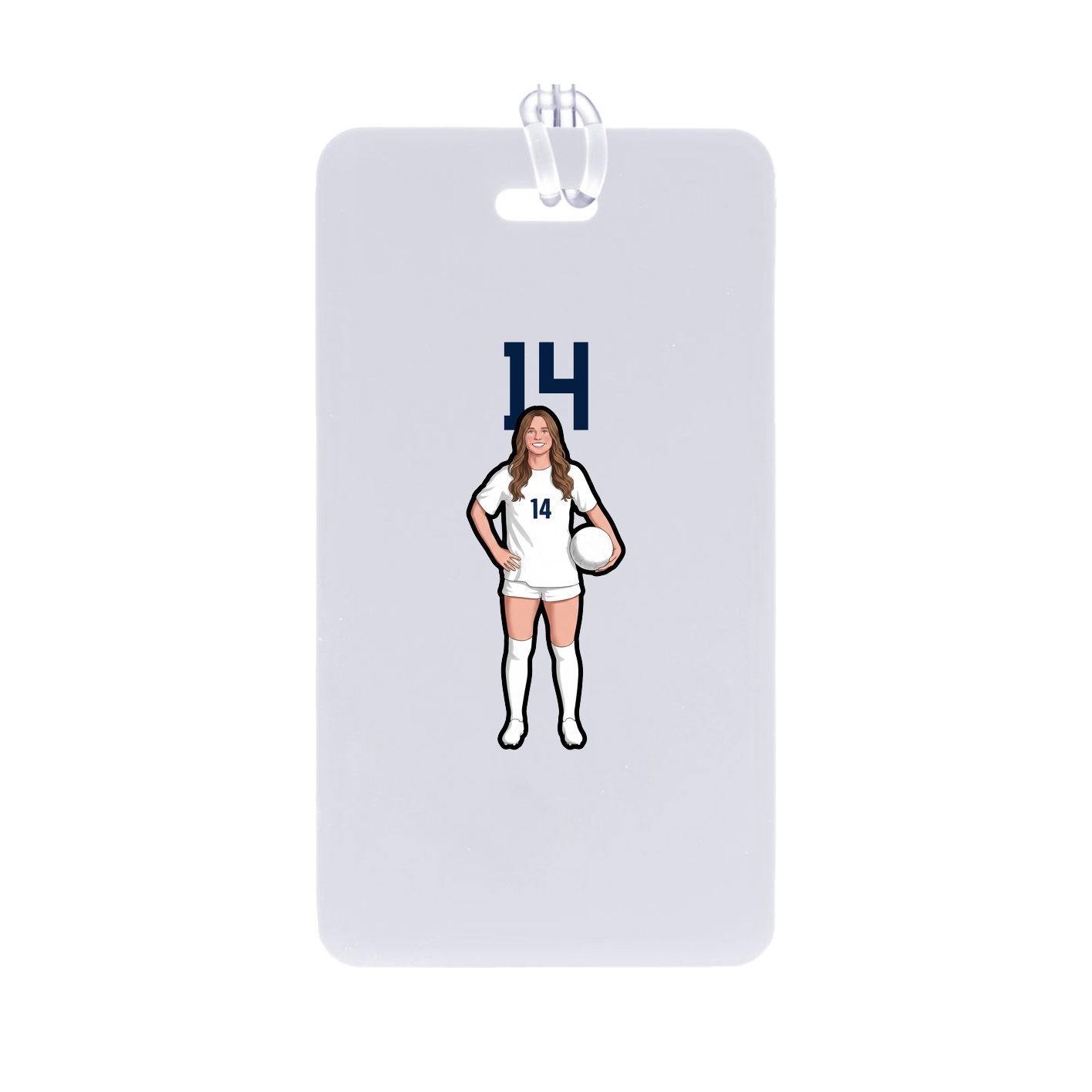 Bag Tag — Number Top in Classic