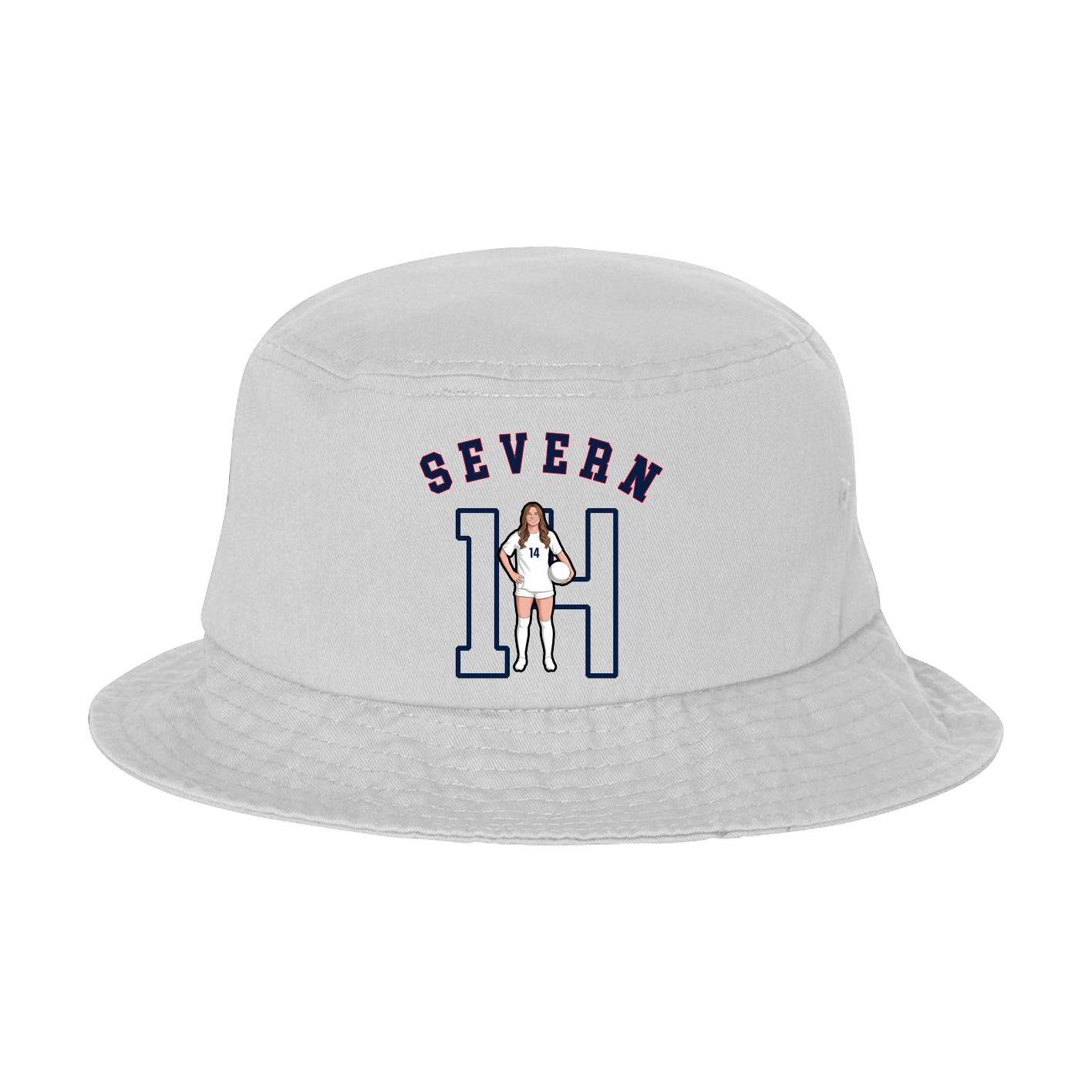 Bucket Cap — Shirsey Arch in White