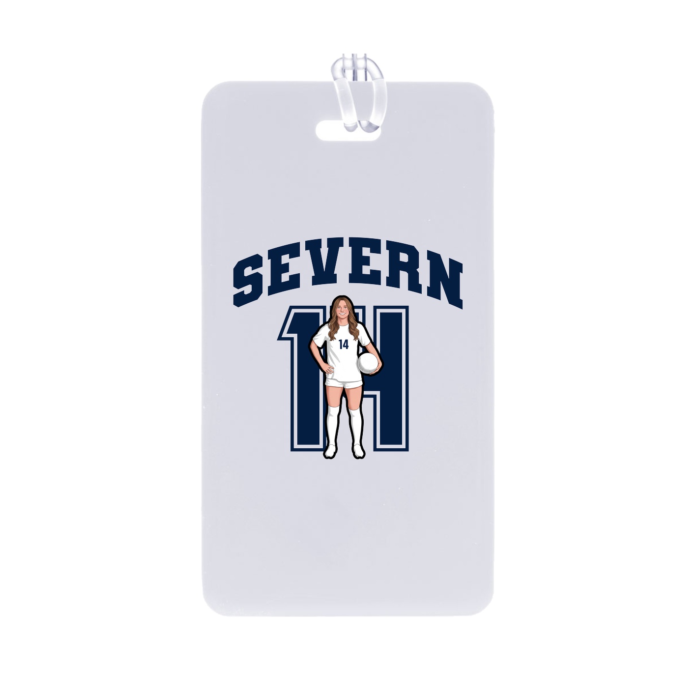 Bag Tag — Number in Classic