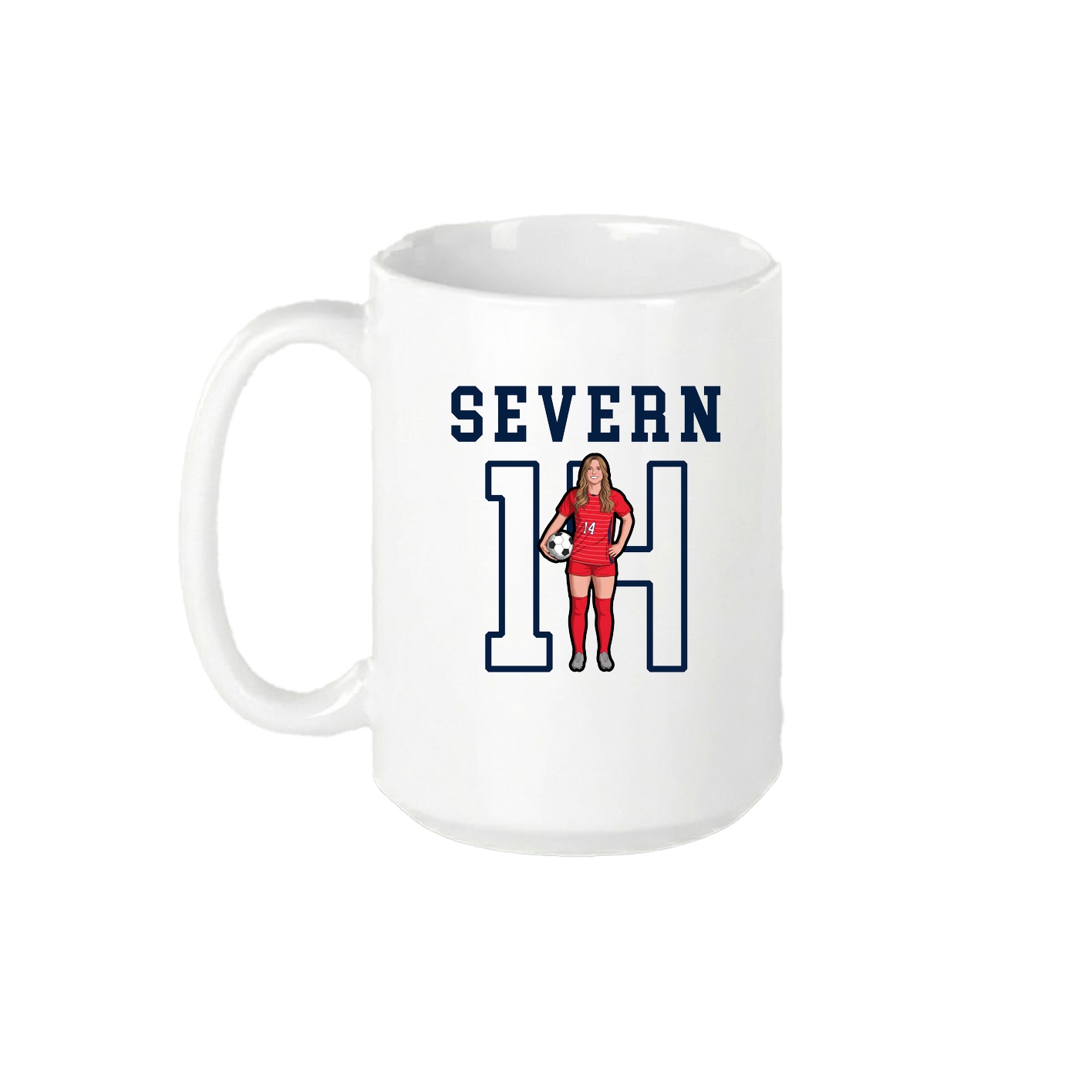 15oz Coffee Mug — Shirsey in White