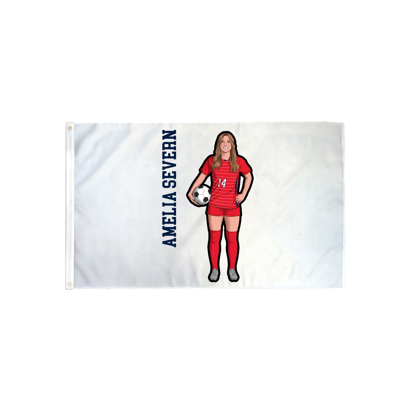 3x5 Flag — Name Vertical in Classic