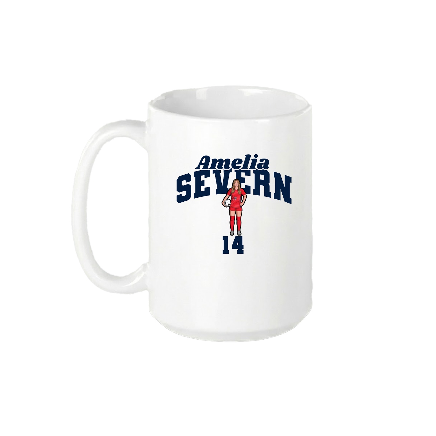15oz Coffee Mug — Signature Arch in White