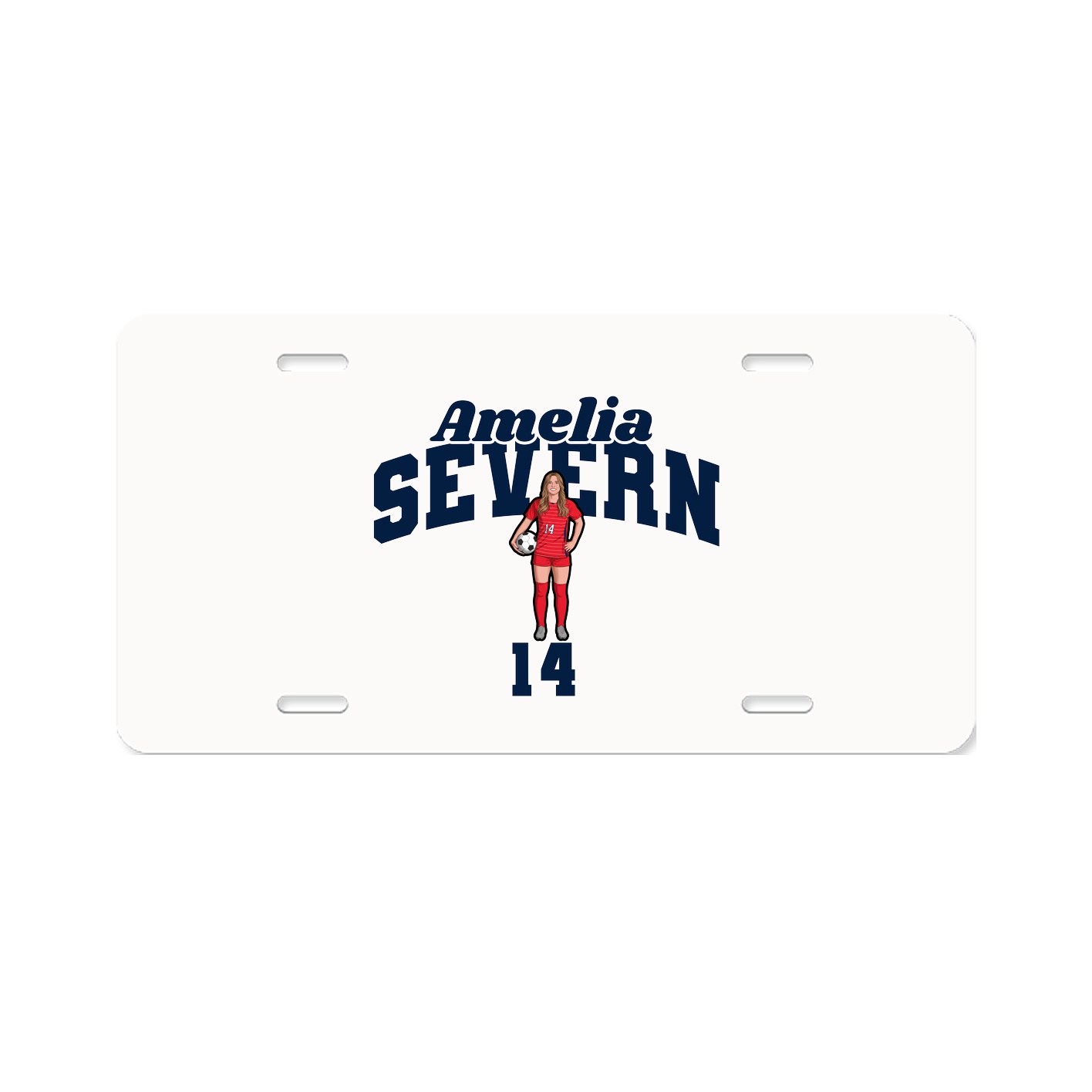 License Plate — Signature Arch in Classic