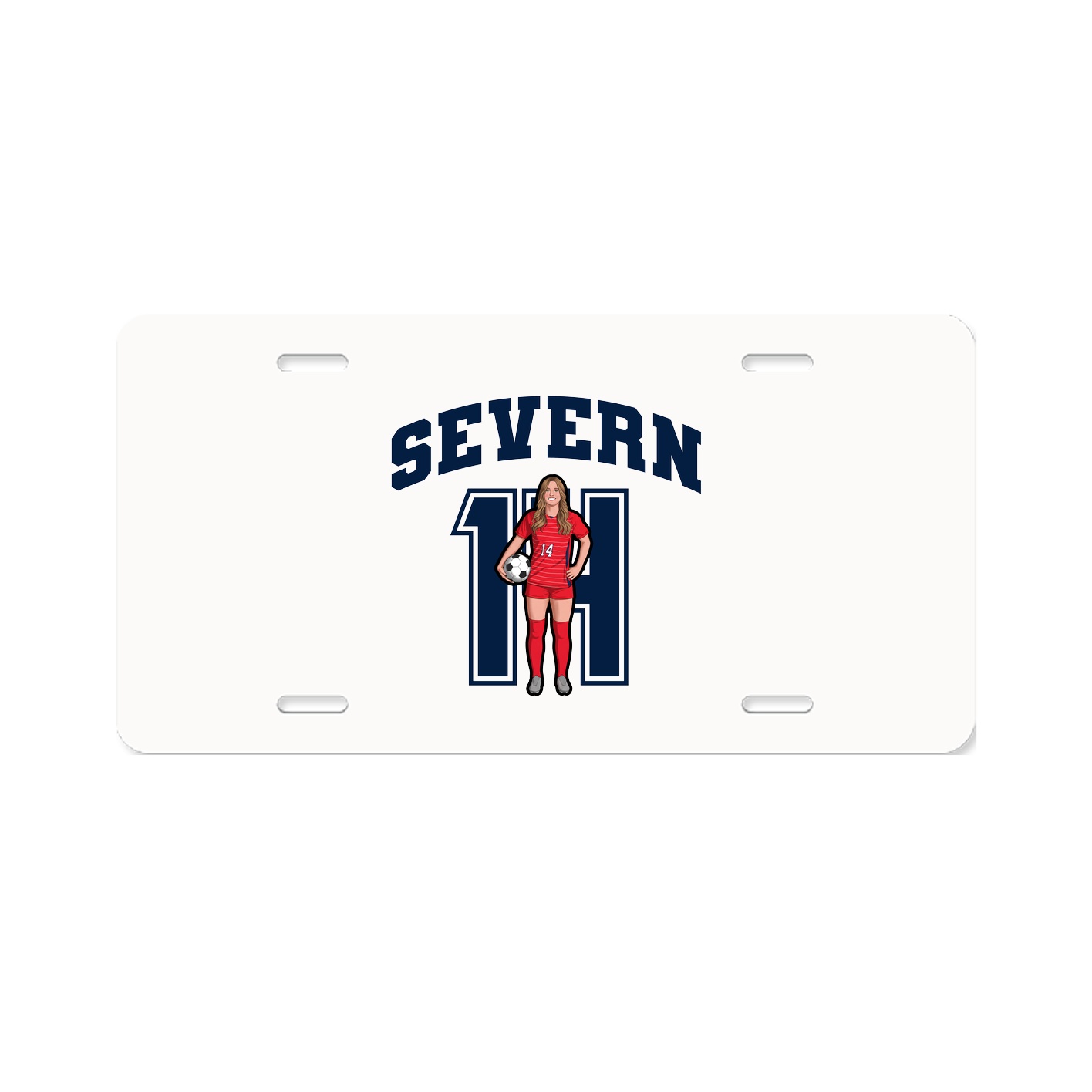 License Plate — Number in Classic