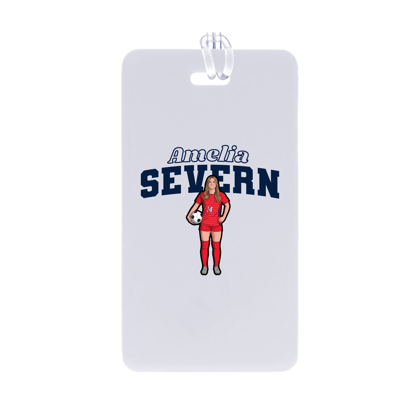 Bag Tag — Name Arch in Classic